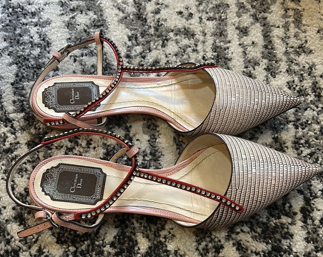 Dior Christian Dior Ballerina T-Strap Flat size 38 Size US 8 / IT 38 - 8 Thumbnail