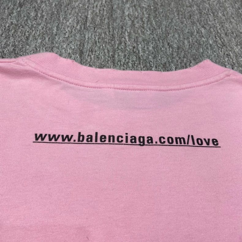 Balenciaga Balenciaga Pink Valentine's Day Limited Love Heart Long Sl Size US XS / EU 42 / 0 - 7 Thumbnail