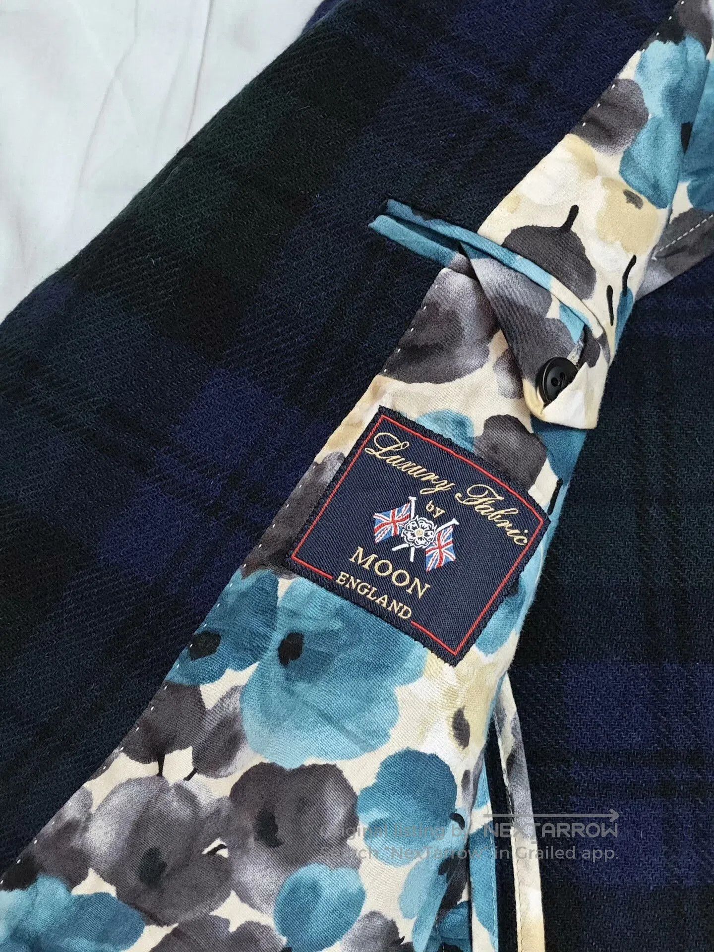 Japanese Brand Custom British Tweed Wool Blazer. Size US S / EU 44-46 / 1 - 7 Thumbnail