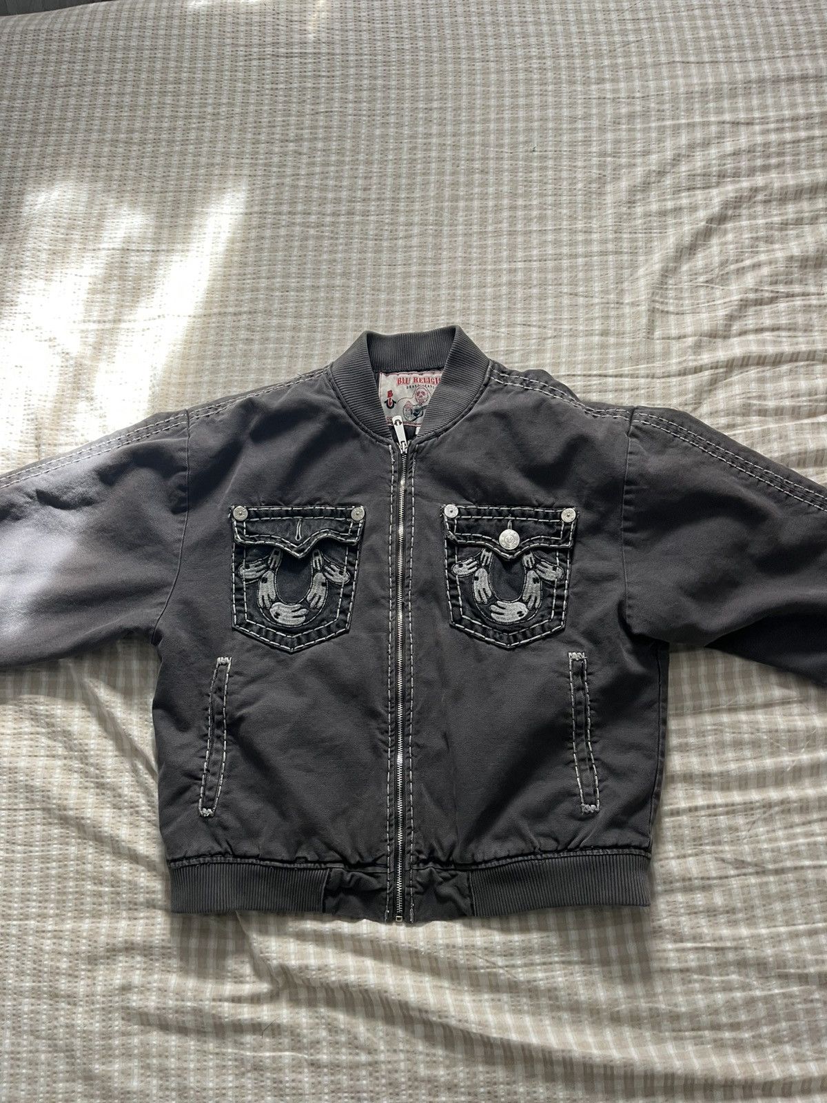 True Religion Blu religion y2k bomber Size US XS / EU 42 / 0 - 1 Thumbnail