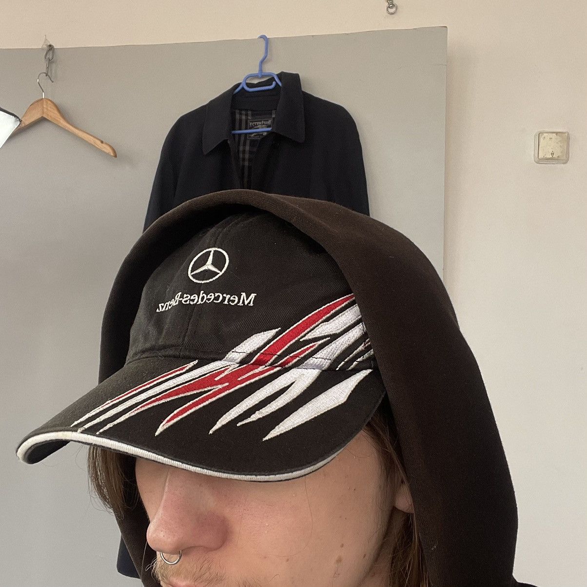Mercedes-Benz × Vintage Vintage Mercedes-Benz Streetwear hat cap y2k Size ONE SIZE - 8 Thumbnail