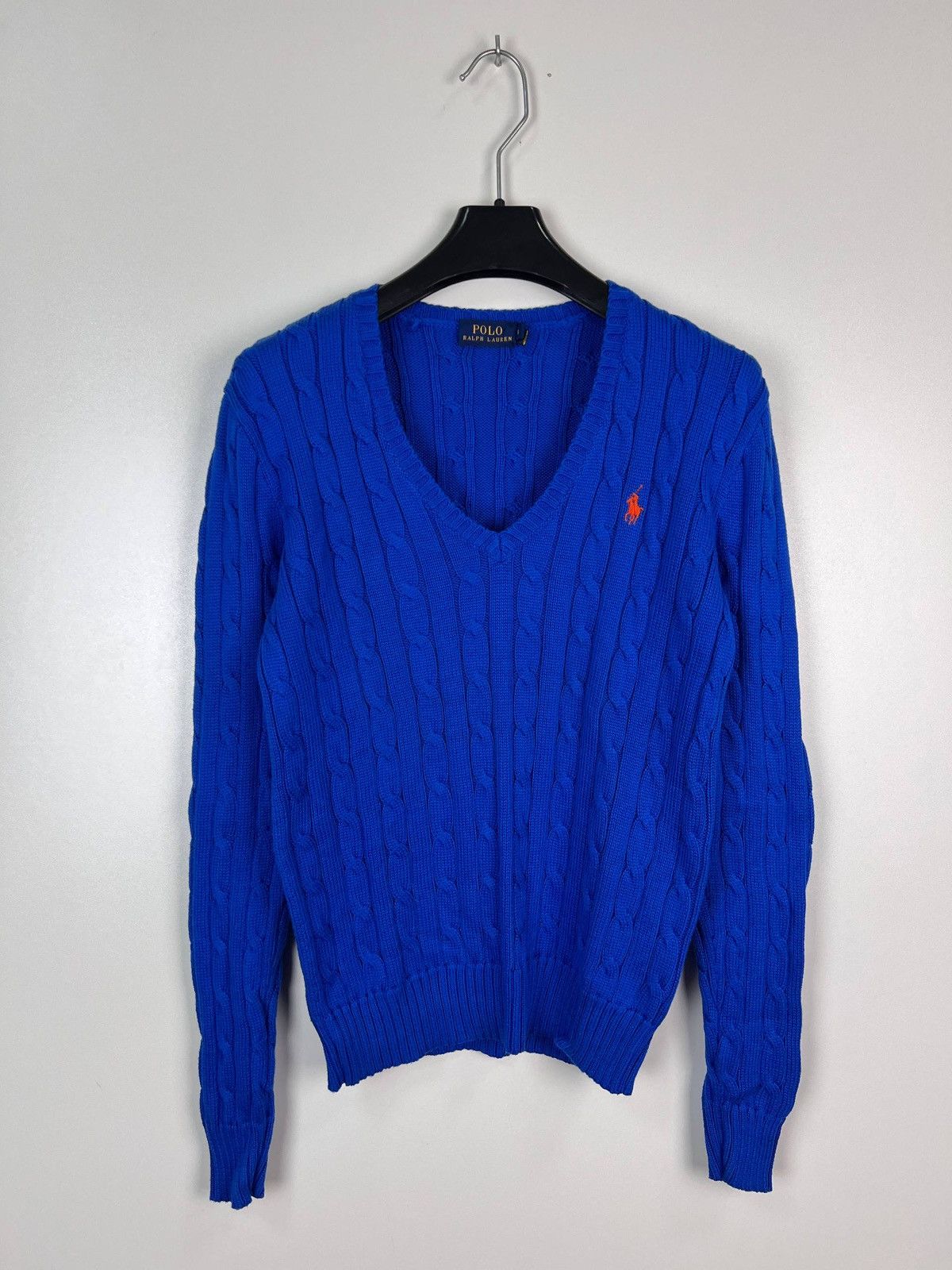 Polo Ralph Lauren Polo Ralph Lauren v neck cable knit woman size S Size S / US 4 / IT 40 - 1 Thumbnail