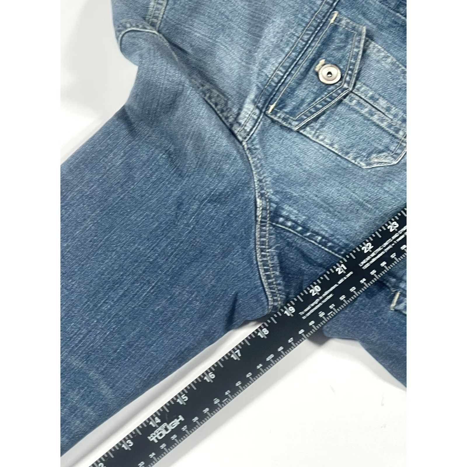 Denime VINTAGE Sonoma Lifestyle Jeans Women’s Blue Denim Jacket Button Pockets Size XL Size 40" / US 18 - 7 Thumbnail