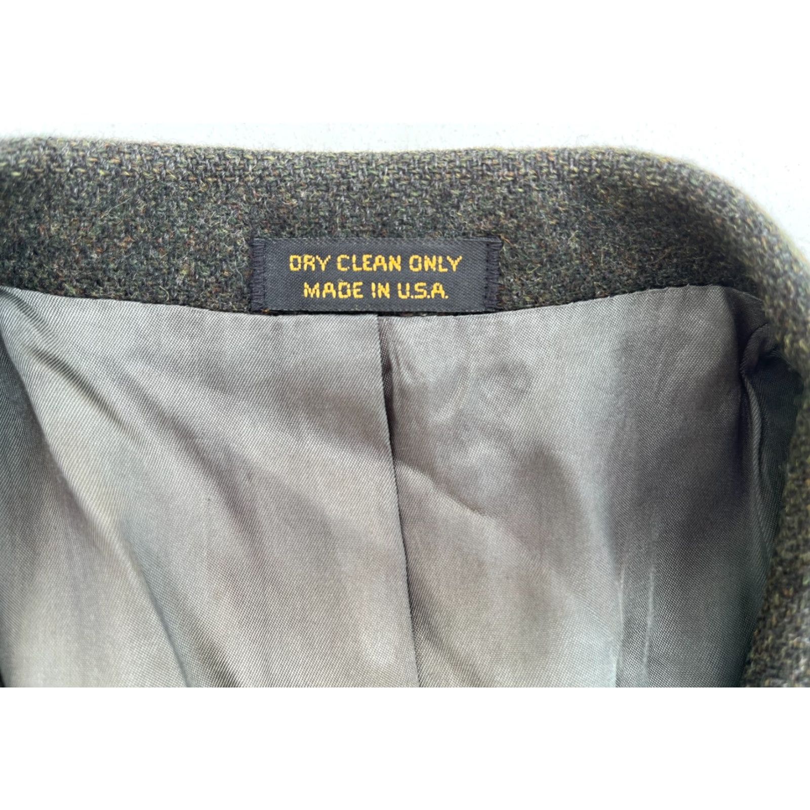 Eddie Bauer VINTAGE Eddie Bauer Blazer Mens Wool Dark Green 41R USA Size 42R - 4 Thumbnail