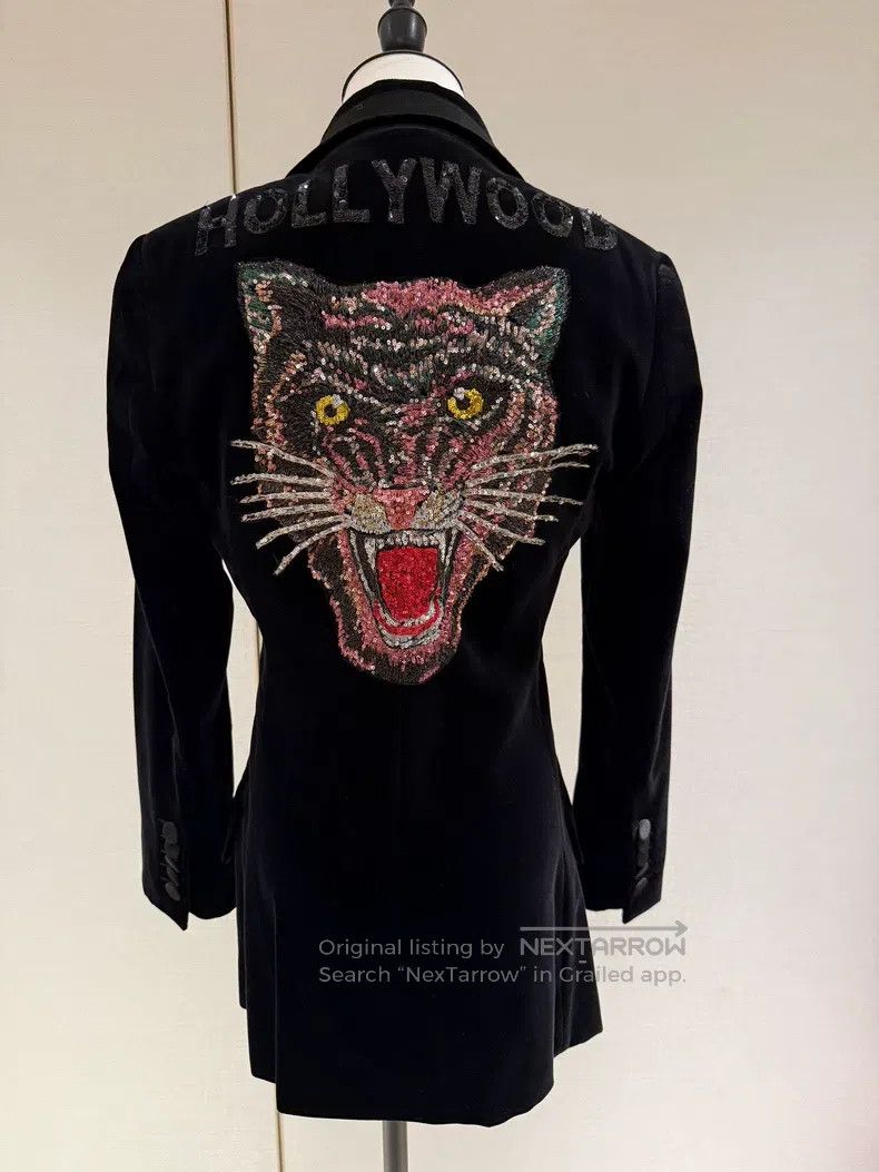 Gucci Gucci Velvet tiger head sequin embroidery suit Size S / US 4 / IT 40 - 2 Thumbnail