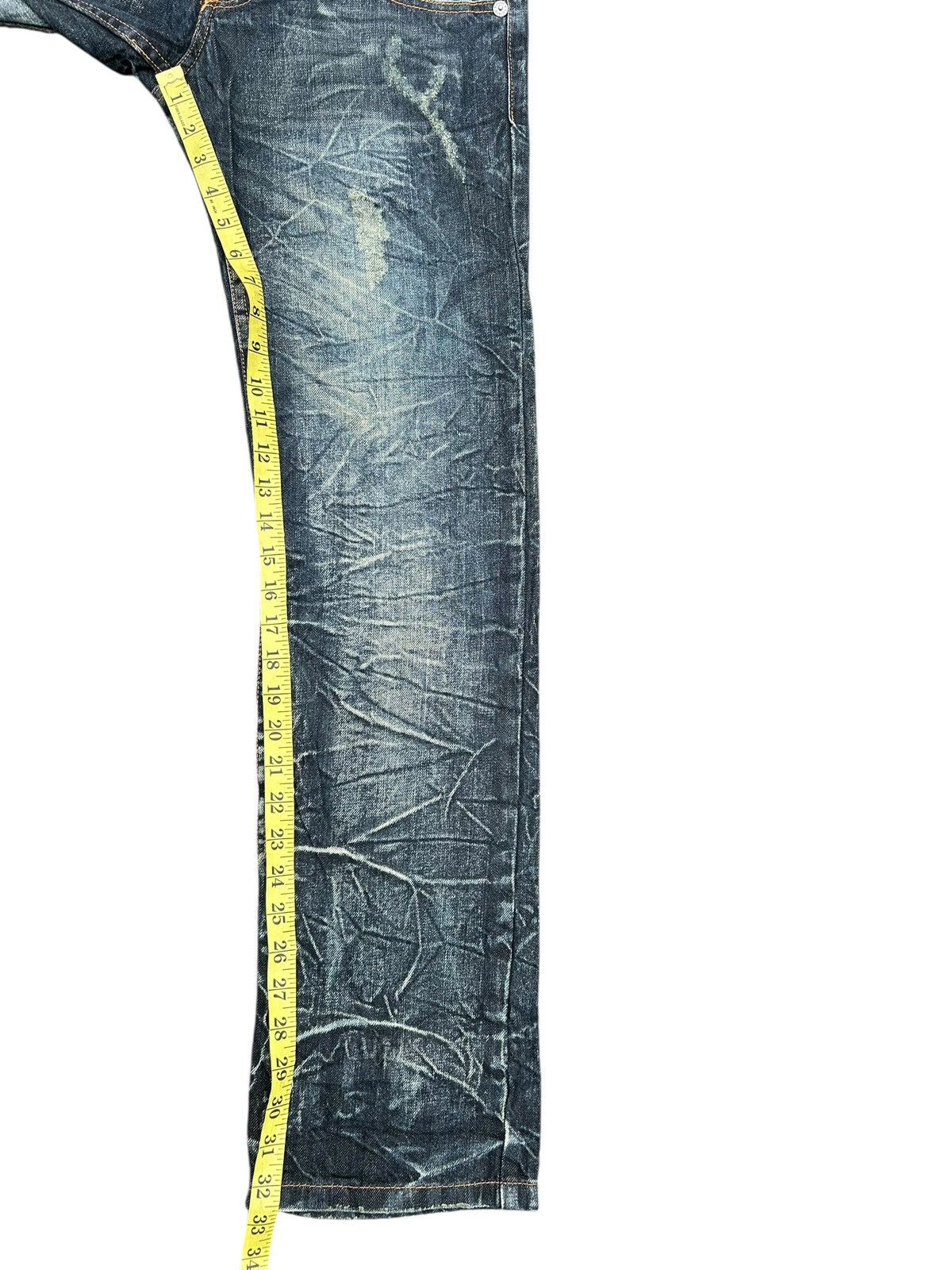 Kapital Nylaus Double Waist Japanese Punk Bondage Style Denim Jeans Size US 30 / EU 46 - 19 Thumbnail