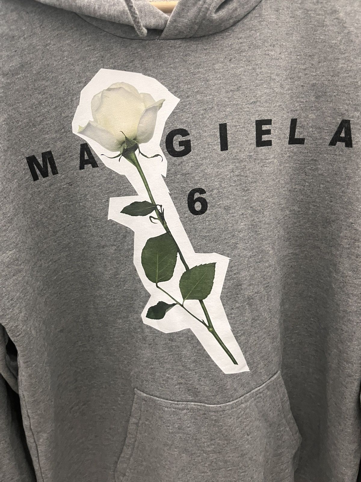 Maison Margiela Unworn Maison Margiela Flower Printed Hoodie Sweater Size US S / EU 44-46 / 1 - 3 Thumbnail