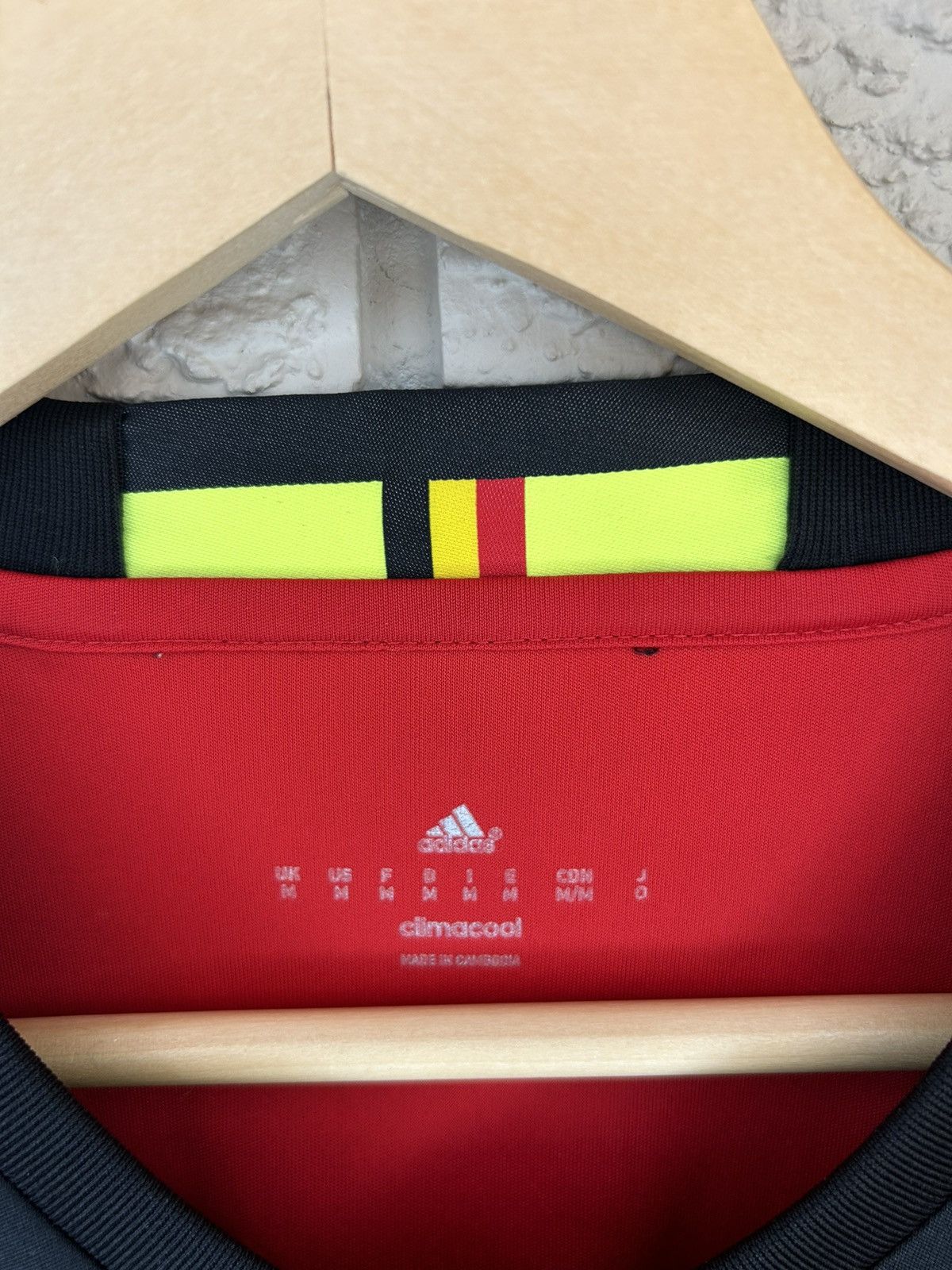 Adidas × Vintage Adidas Belgium 2015 National Team Home Jersey Size US M / EU 48-50 / 2 - 6 Thumbnail
