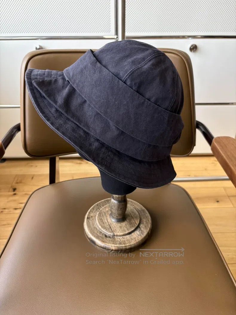 Chanel Chanel Dark blue big brim dress collar design fisherman's Size ONE SIZE - 3 Thumbnail