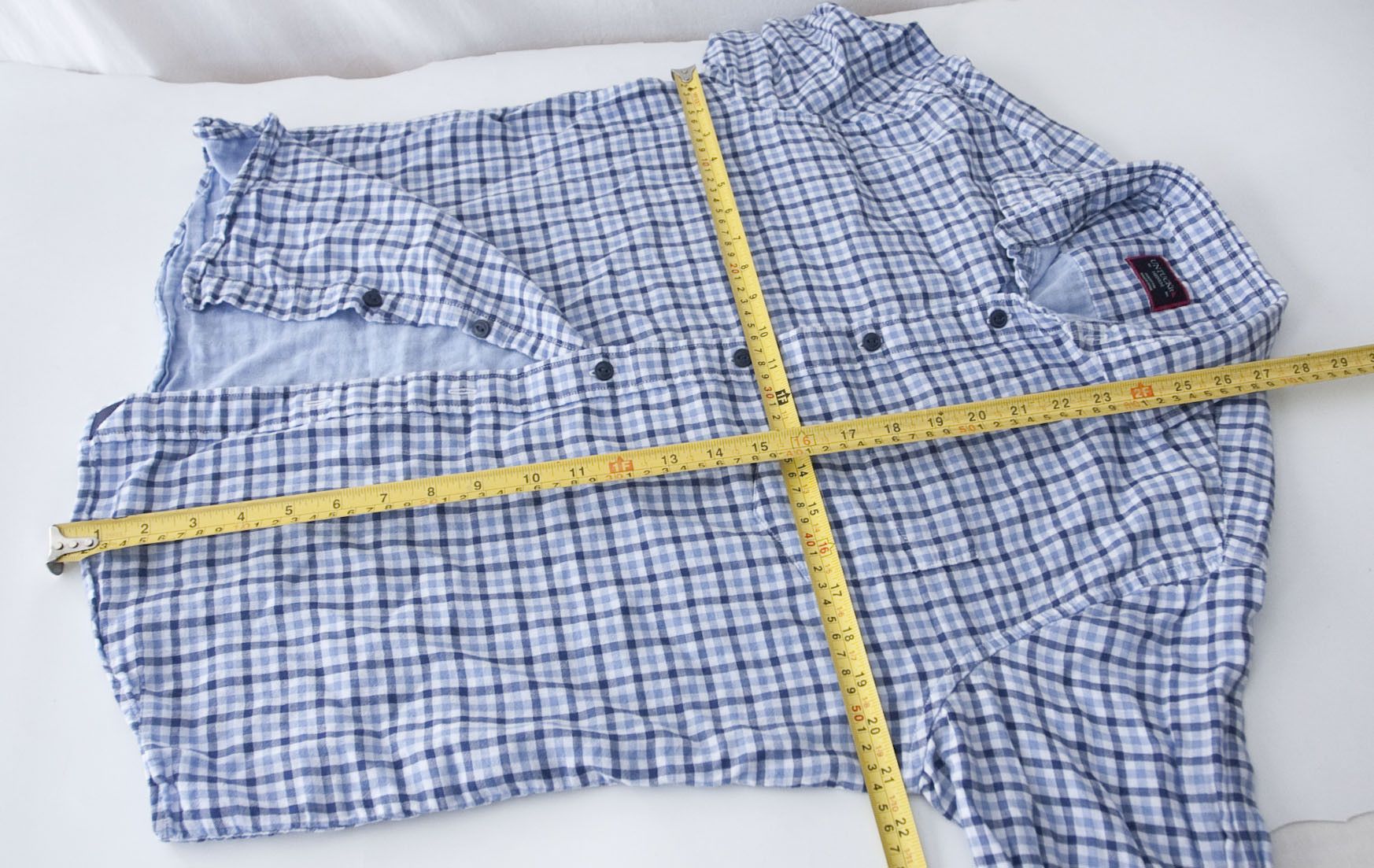 UNTUCKit UntucKit Flannel Shirt Size M Blue Plaid Size US M / EU 48-50 / 2 - 4 Thumbnail