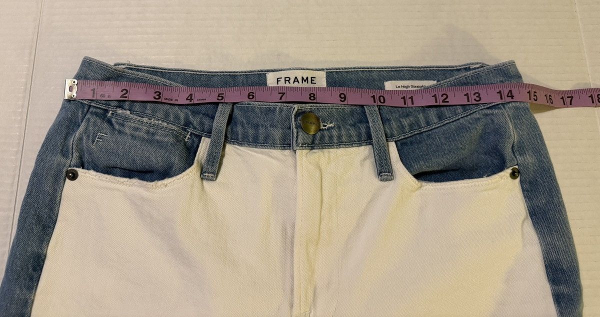 Frame Frame Denim Women’s Colorblock Le High Straight Hem Jeans Size 28" / US 6 / IT 42 - 8 Thumbnail