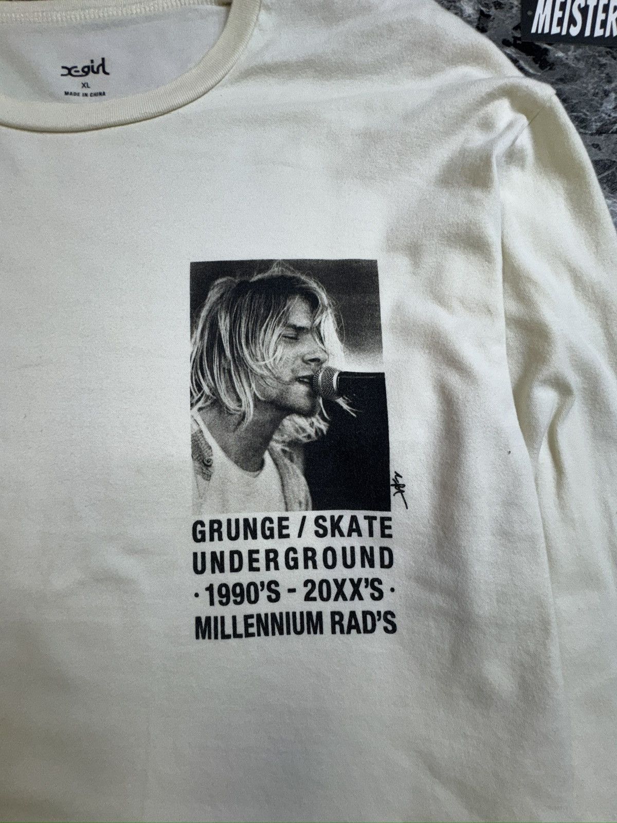 Nirvana X-girl x Nirvana Millennium Rad’s Long Sleeve Tshirt Size US XL / EU 56 / 4 - 5 Thumbnail
