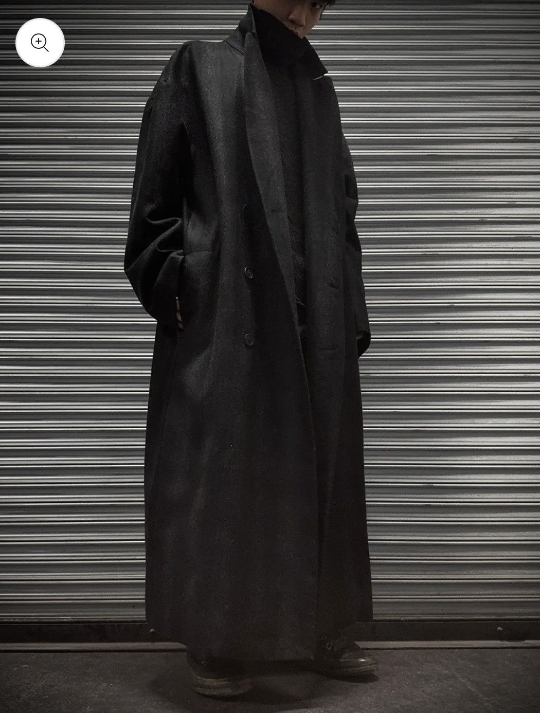 Ann Demeulemeester Ann Demeulemeester AW17 Oversized Striped Double Breast Coat Size US L / EU 52-54 / 3 - 5 Thumbnail