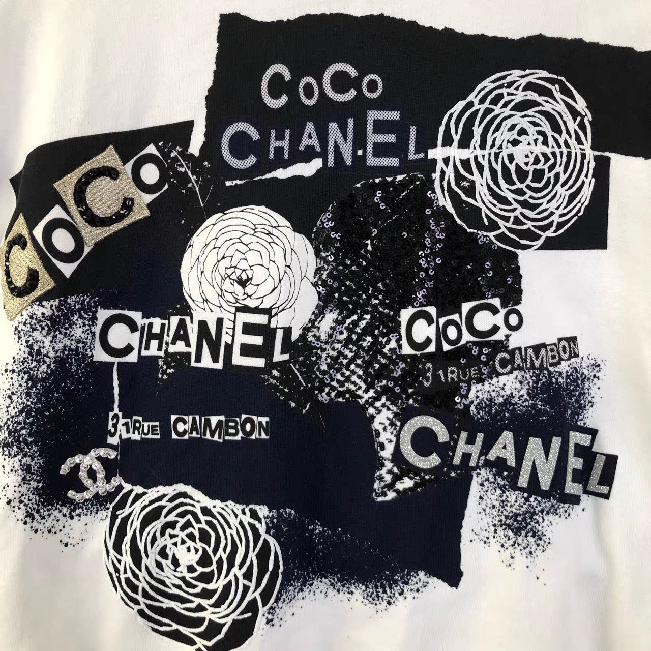Chanel Chanel White Graffiti Sweatshirt Jacket K12 Size M / US 6-8 / IT 42-44 - 5 Thumbnail