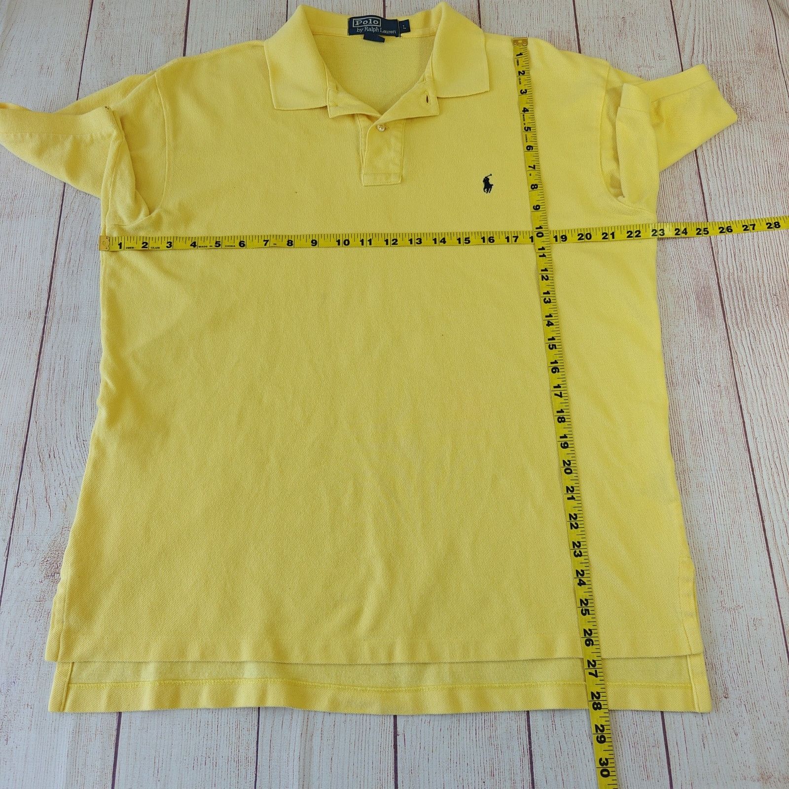 Polo Ralph Lauren Polo by Ralph Lauren yellow polo shirt sz L Size US L / EU 52-54 / 3 - 5 Thumbnail