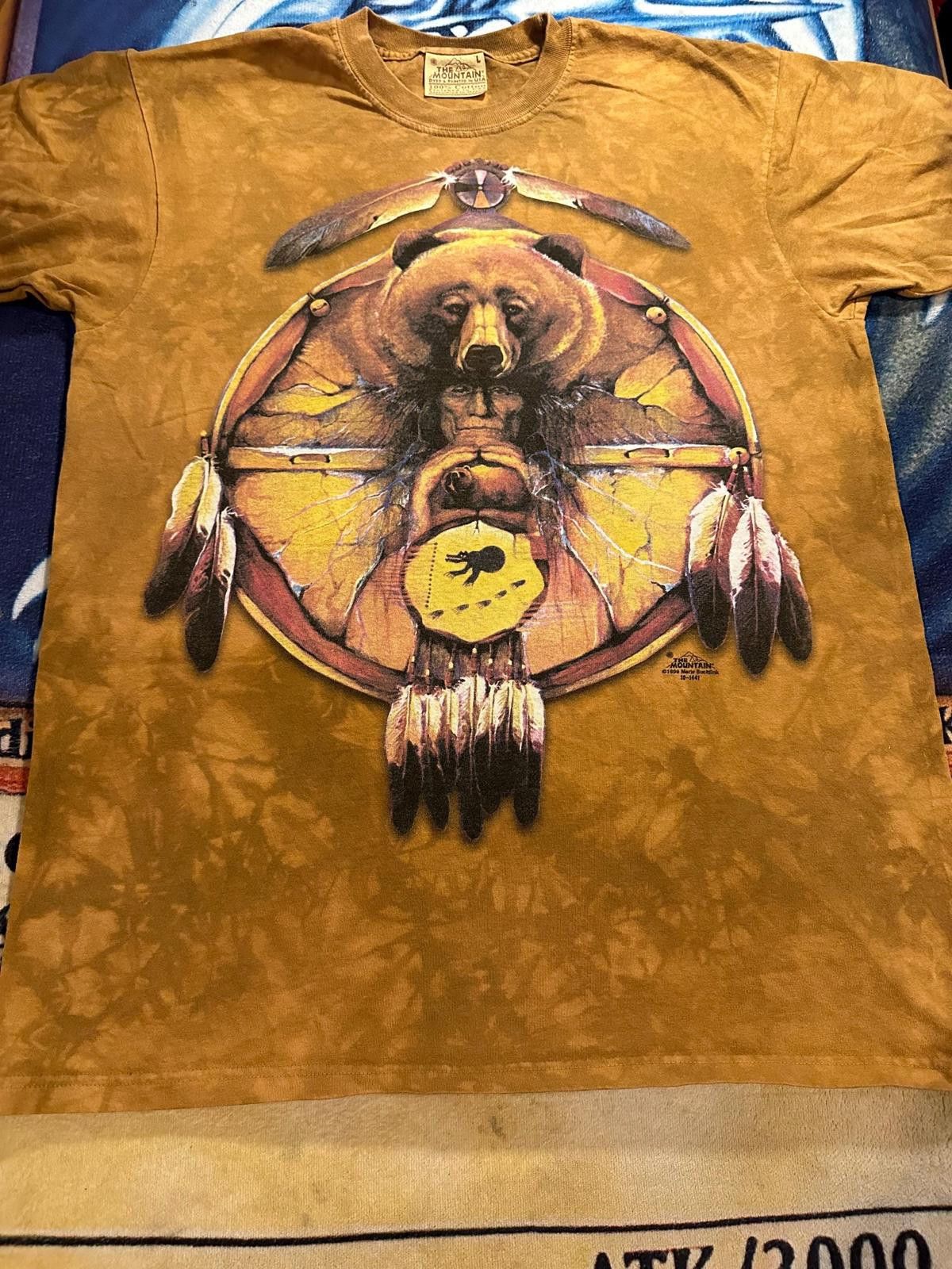 The Mountain The Mountain Bear and Dreamcatcher Graphic T-Shirt Size ONE SIZE - 1 Thumbnail