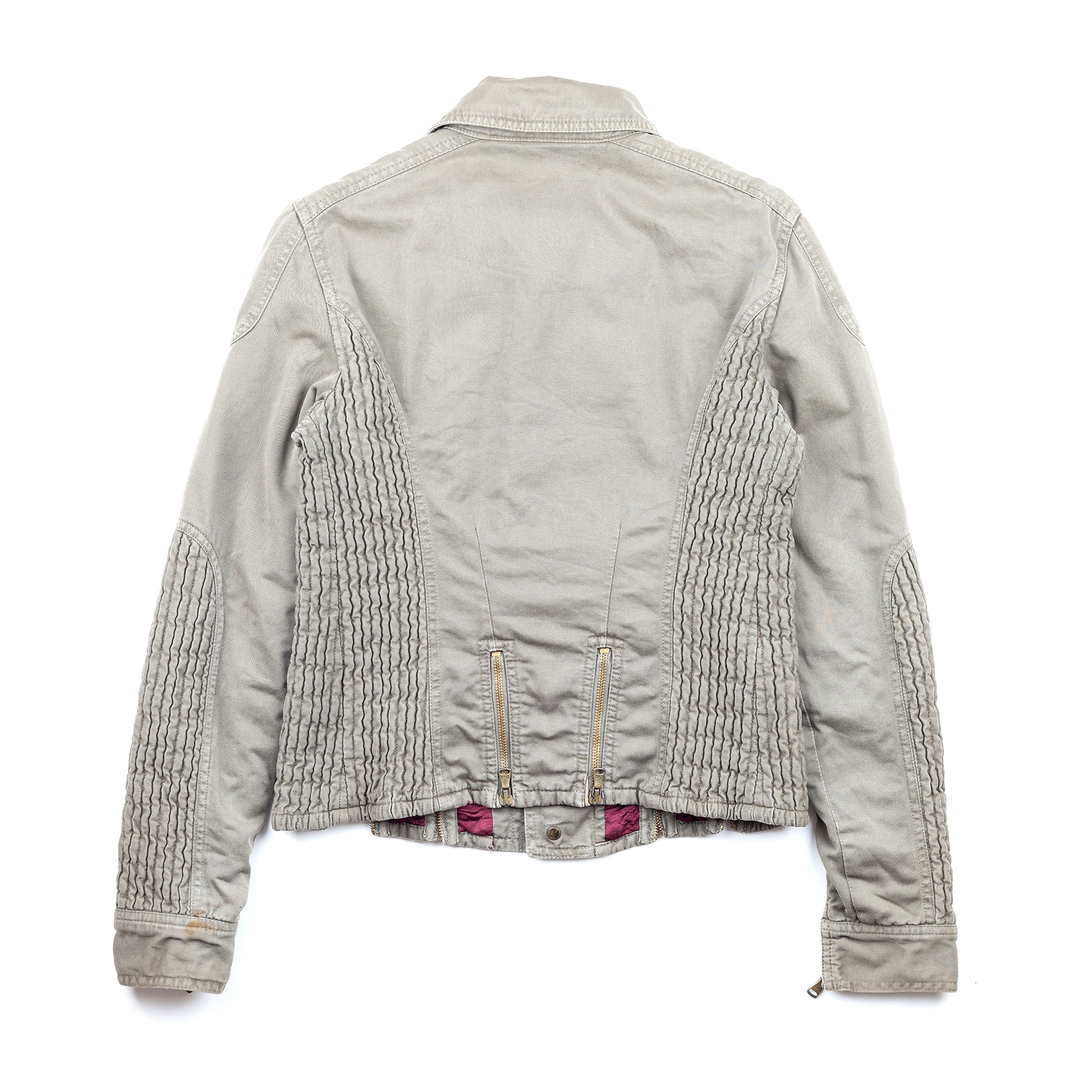 Dolce & Gabbana Dolce & Gabbana Green Zipper Denim Jacket (S) Size S / US 4 / IT 40 - 3 Thumbnail