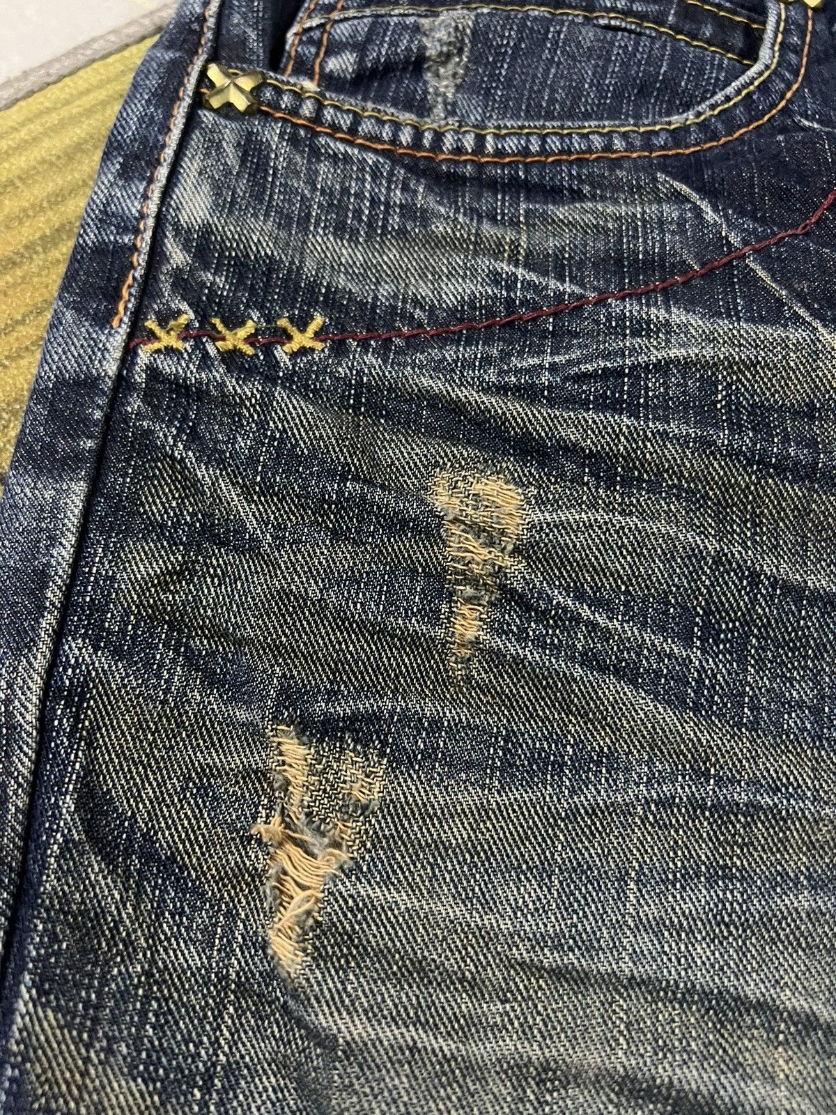 Japanese Brand × Lee × Vintage VINTAGE LEE RIDER DISTRESSED FLARE JEANS JAPAN Size US 33 - 4 Thumbnail