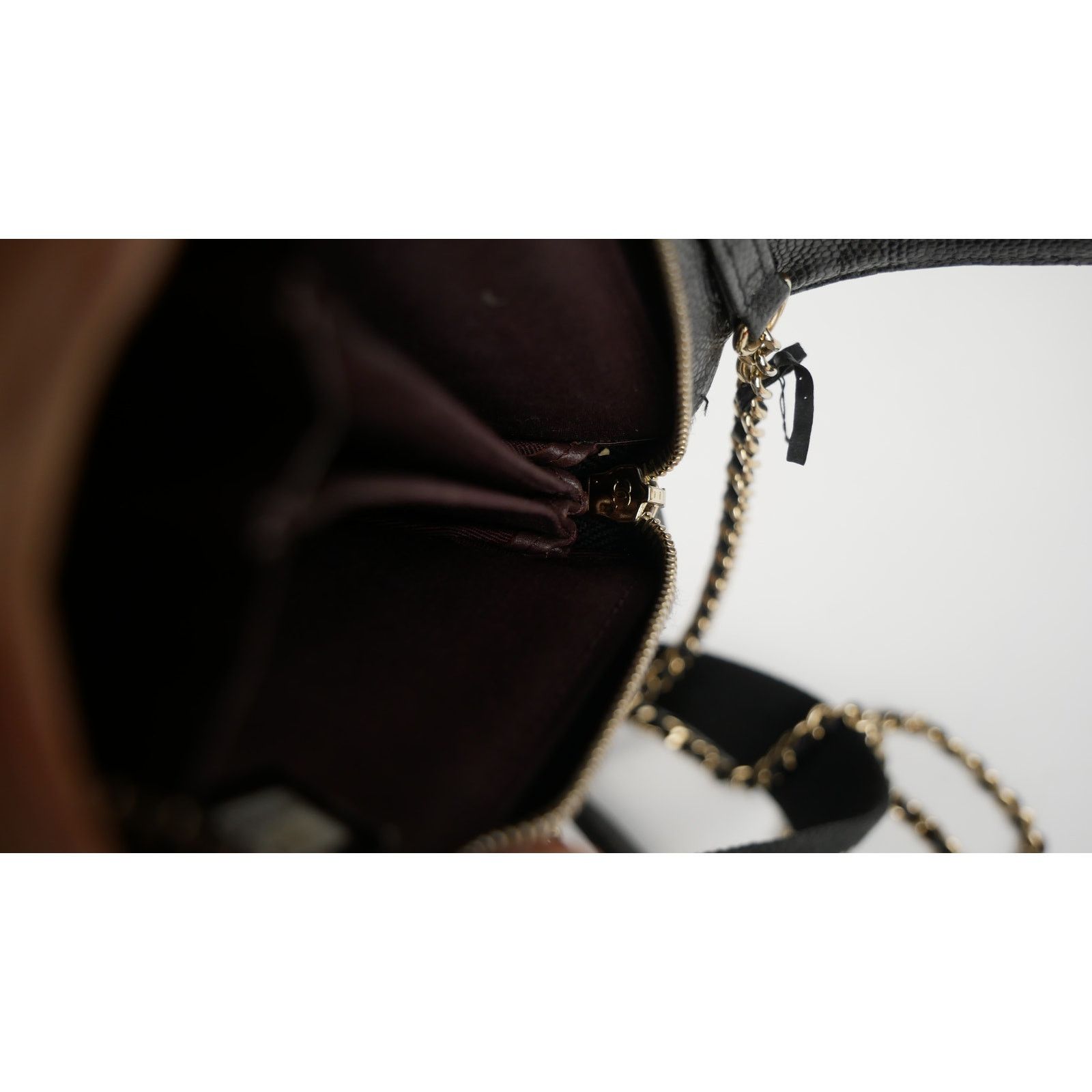 Chanel Chanel Black Caviar Leather Micro Bag Size ONE SIZE - 15 Thumbnail