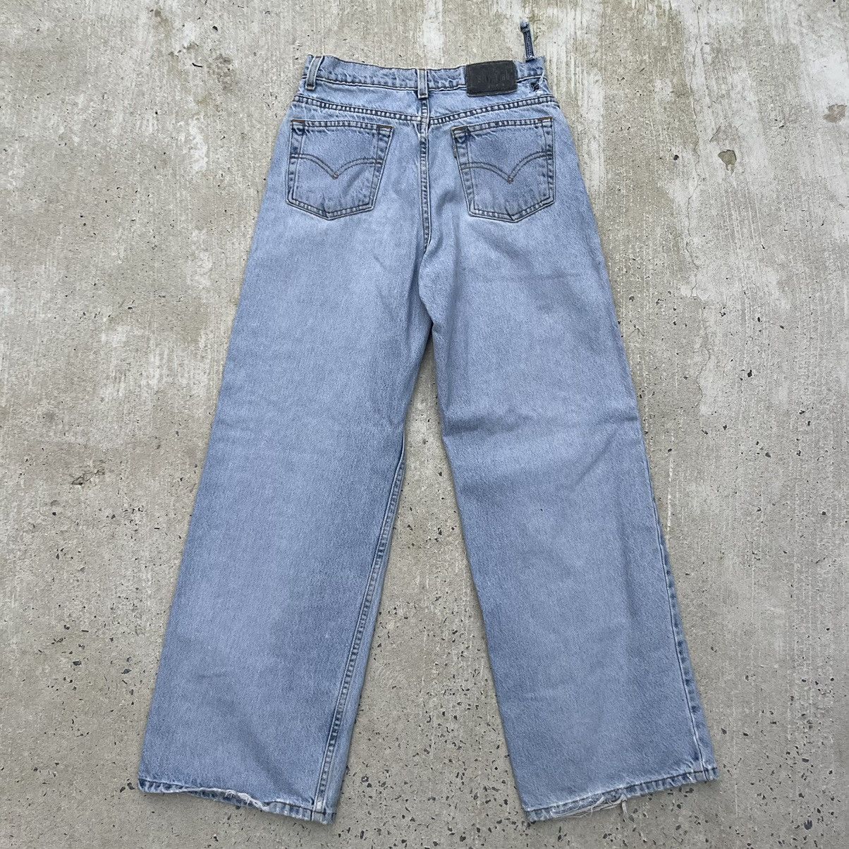 Levi's Vintage Clothing Vintage Womens 90s LEVIS SILVER TAB WIDE LEG Jeans Size 38" / US 16 / IT 52 - 4 Thumbnail