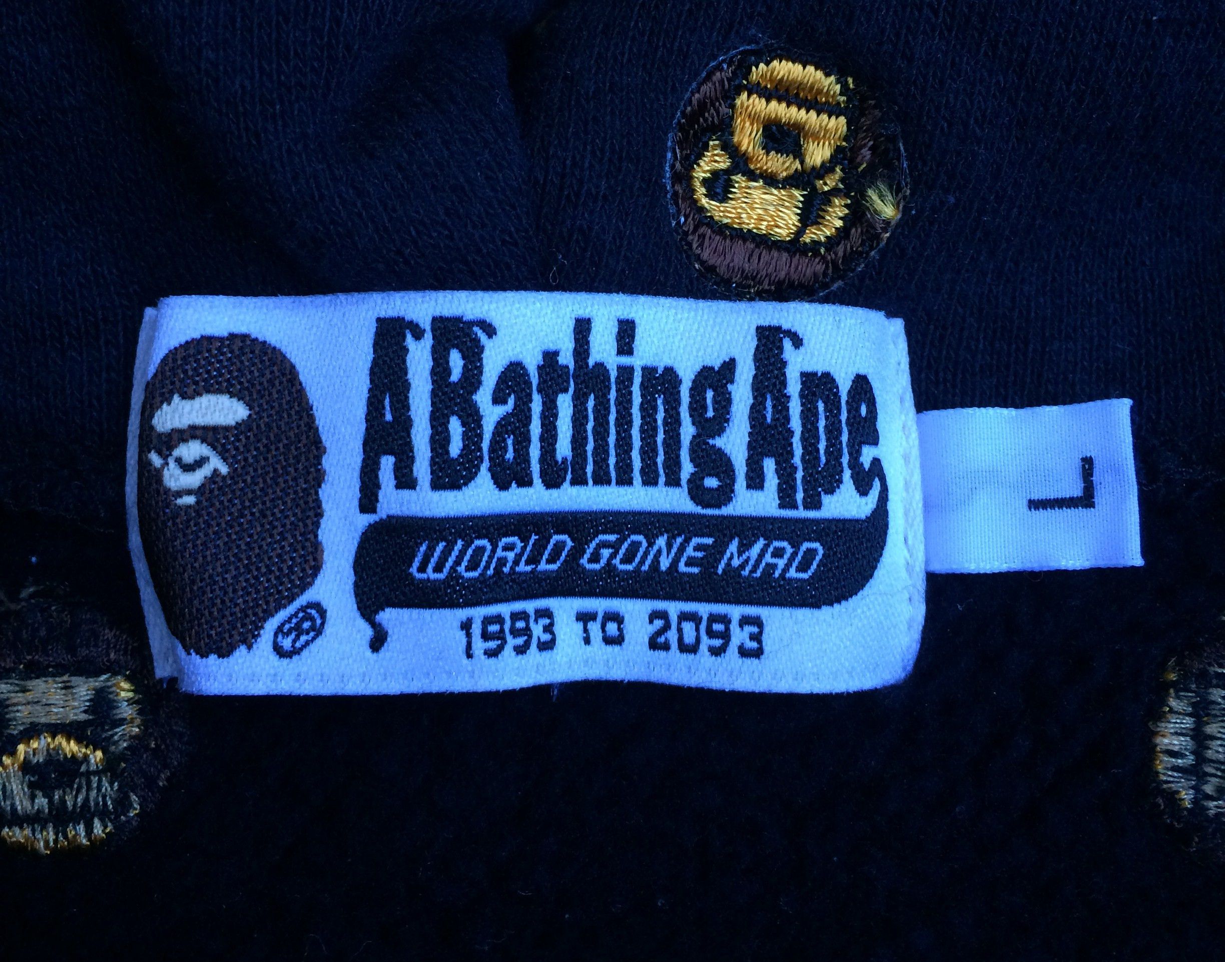 Bape Bape Baby Milo Embroidered Full Zip Hoodie Size US L / EU 52-54 / 3 - 4 Thumbnail