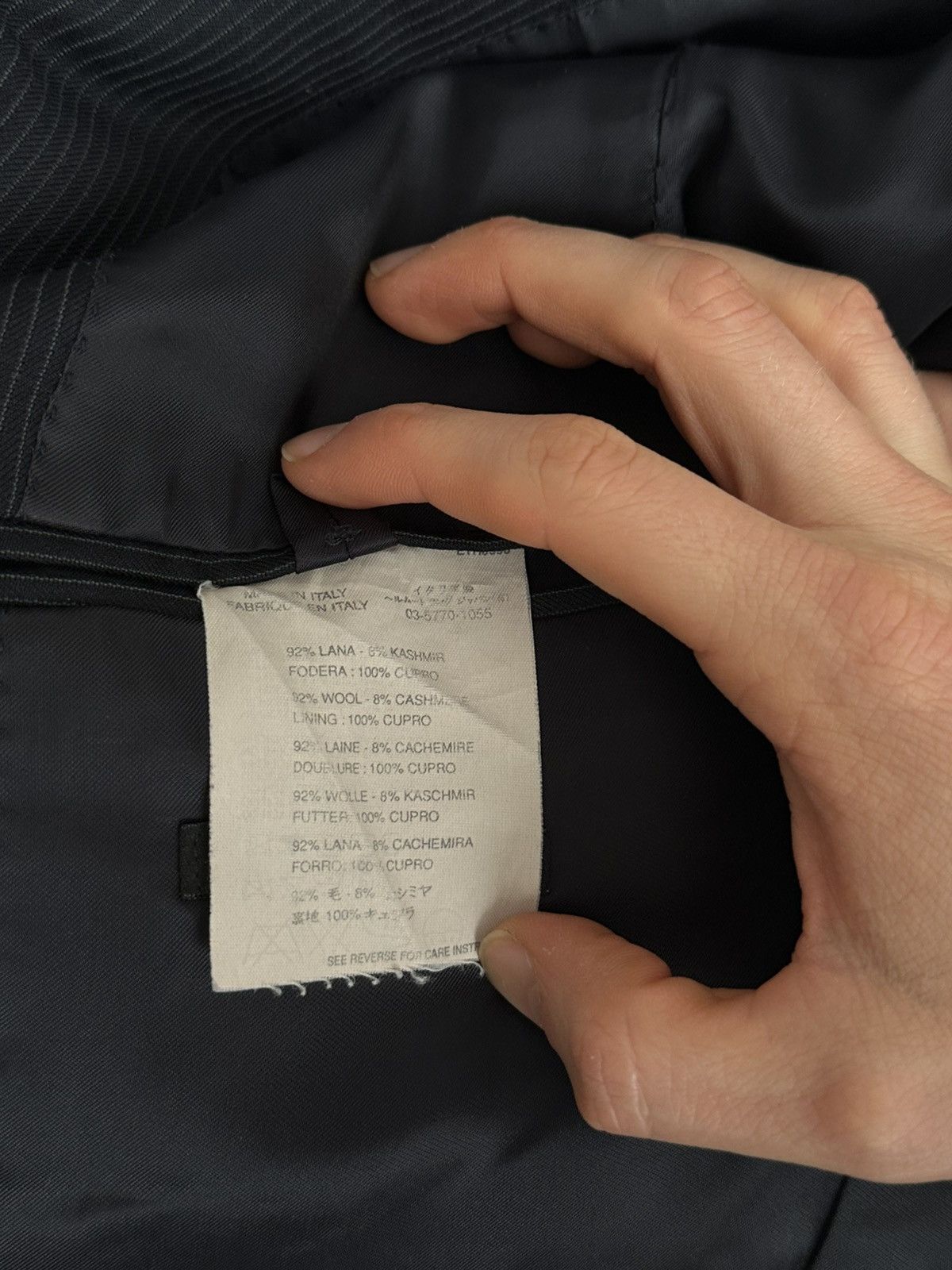 Helmut Lang Rare Archive Helmut Lang Pinstriped Suit (48/M) Size 38R - 23 Thumbnail