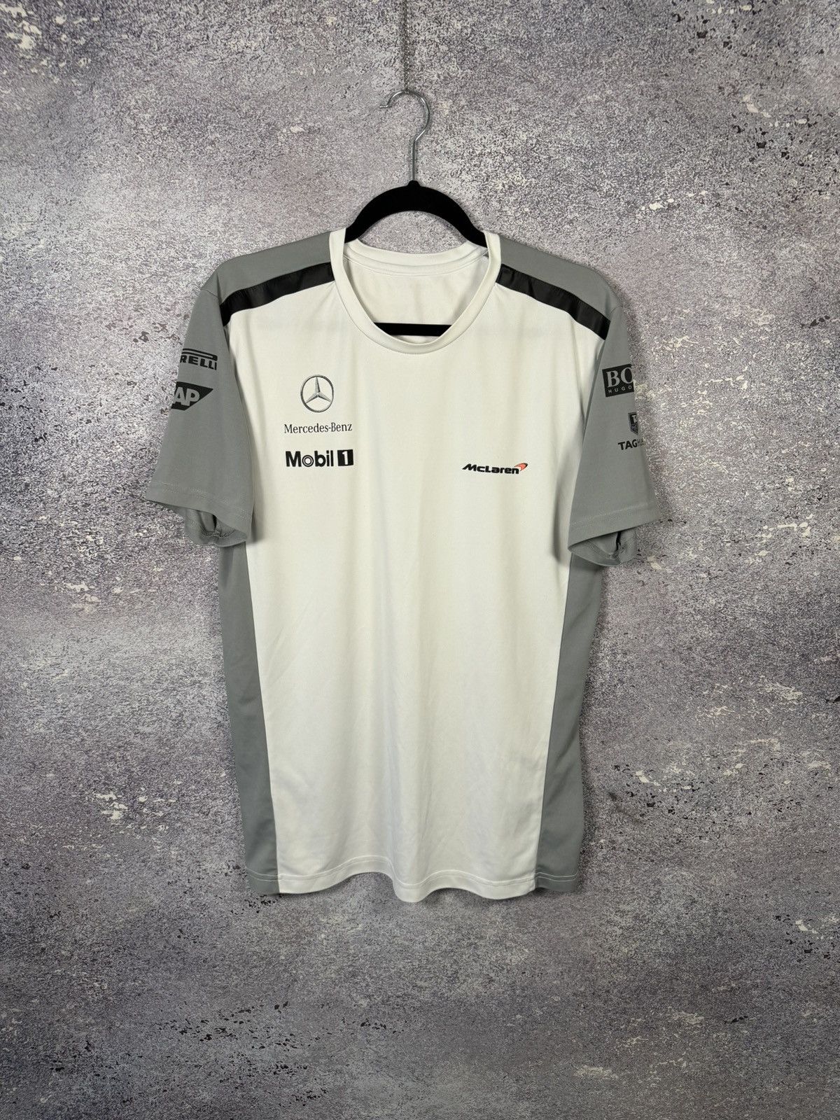 Formula 1 × Malcolm McLaren × Mercedes-Benz McLaren Mercedes-Benz Racing F-1 Team Official Product Size US L / EU 52-54 / 3 - 1 Thumbnail