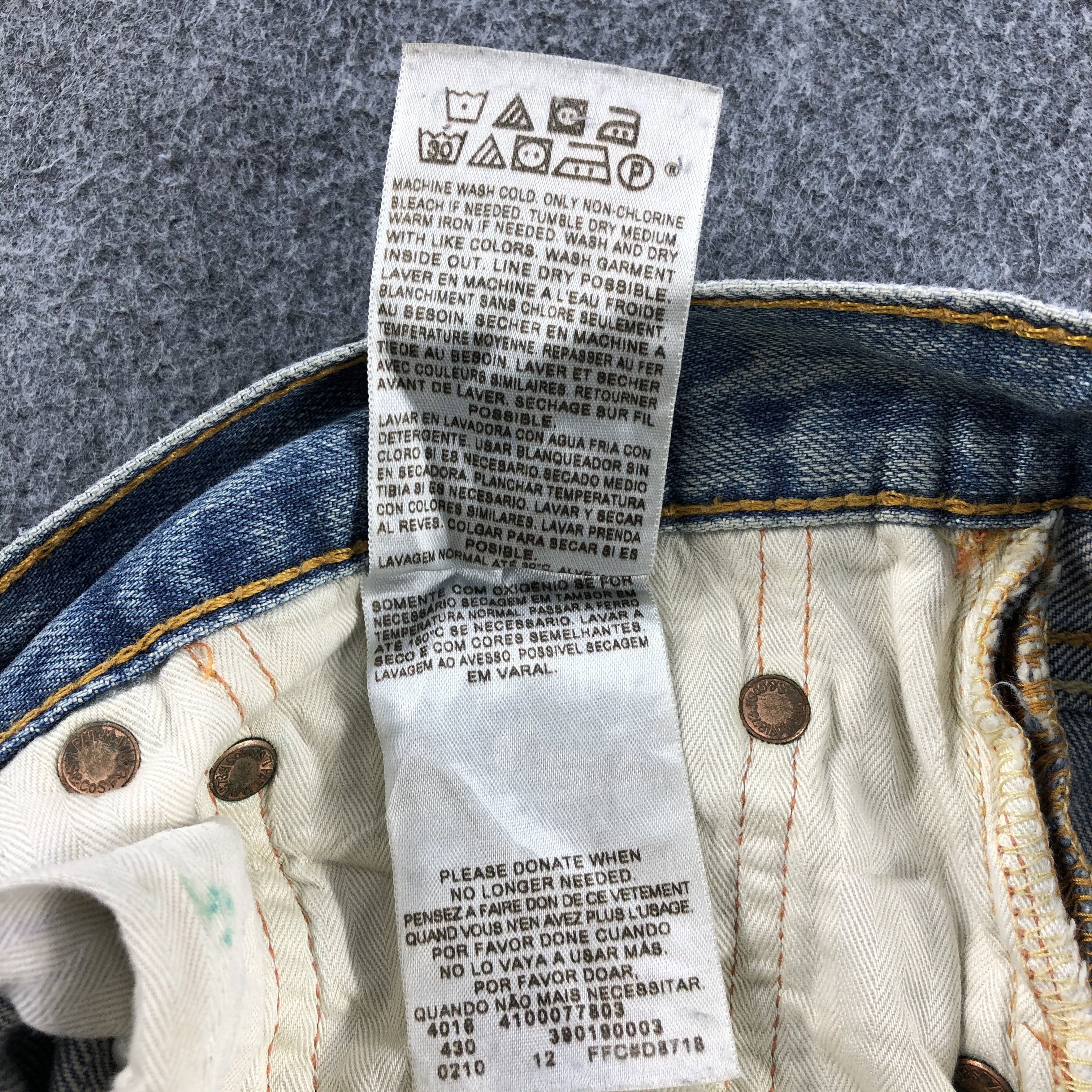 Levi's × Vintage Vintage Levis Jeans-JM1047 Size US 35 - 11 Thumbnail