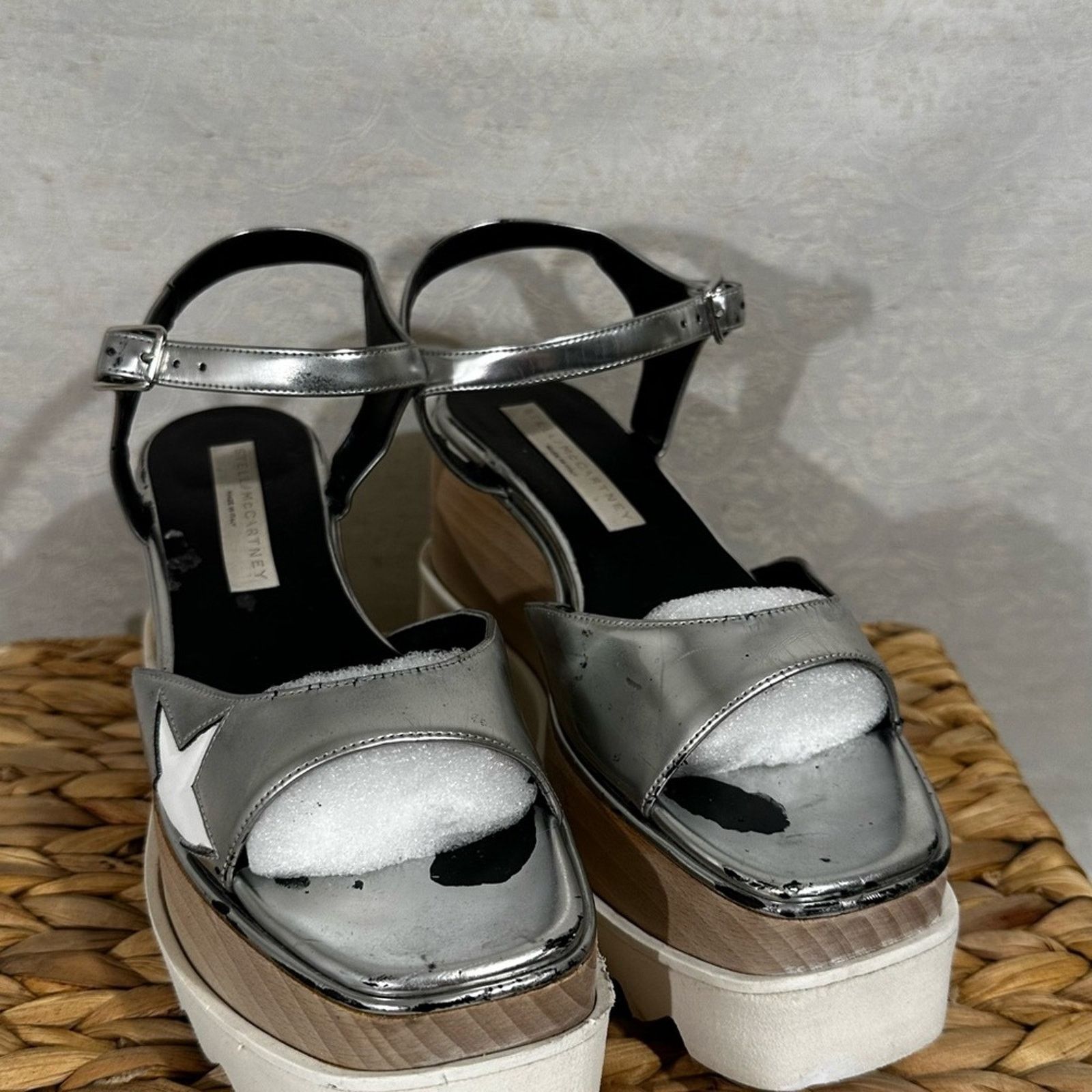 Stella McCartney Stella McCartney Elyse Star Platform Sandals Size 36.5 Size US 5.5 / IT 35.5 - 3 Thumbnail