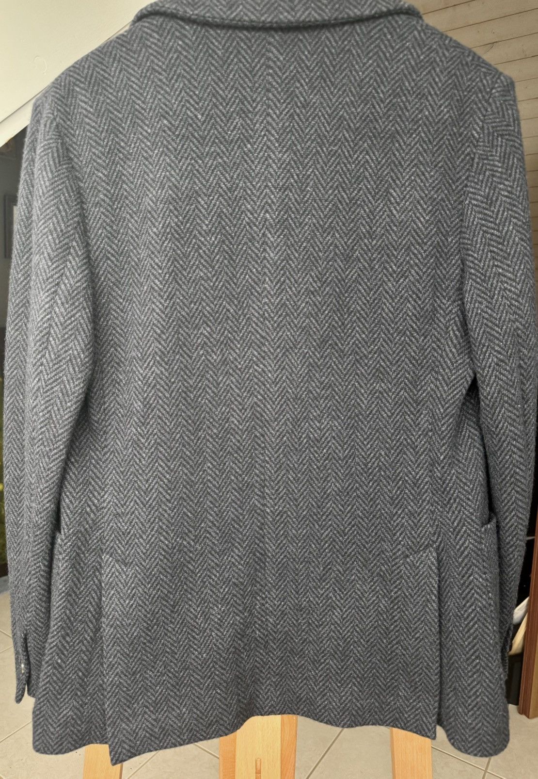 Circolo 1901 Circolo 1901 Wool Alpaca Herringbone Blazer — Barely Worn Size 48R - 2 Thumbnail