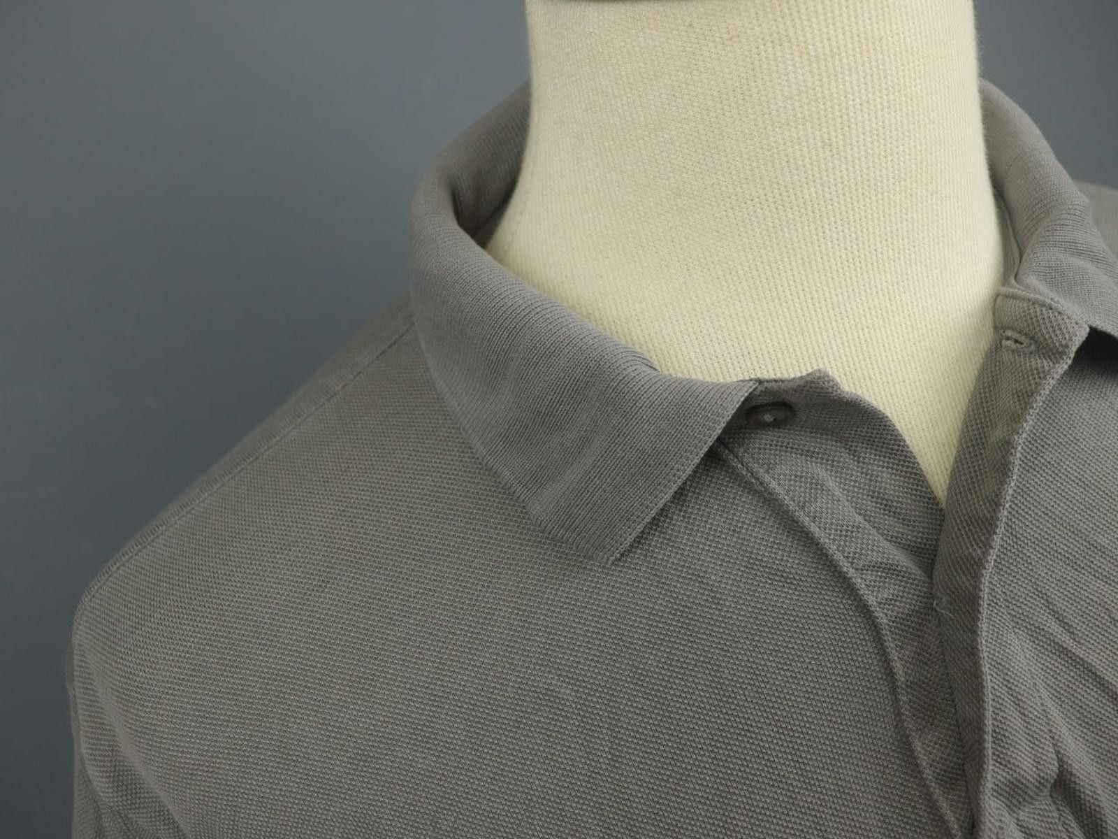 Lacoste Lacoste Gray 100% Cotton Collar Embroidered Shirt Size 6 Size US M / EU 48-50 / 2 - 10 Thumbnail