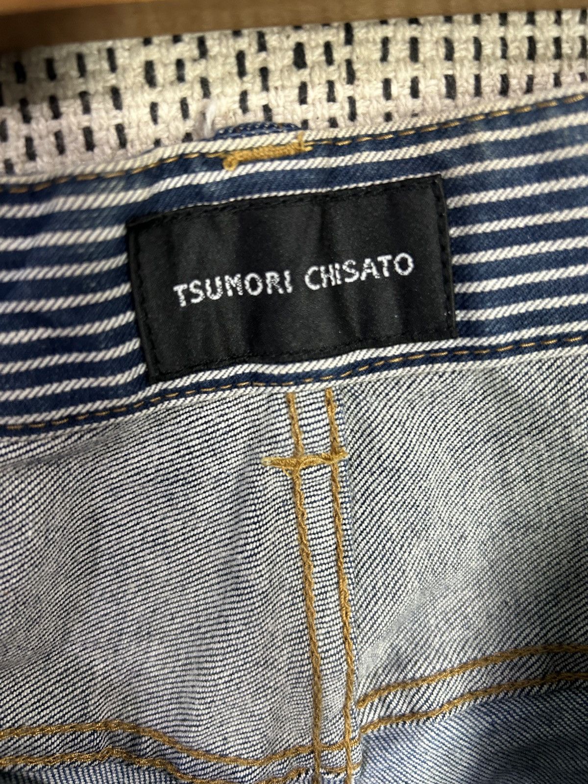 Tsumori Chisato Vintage tsumori chisato issey miyake high front denim Size US 32 / EU 48 - 8 Thumbnail