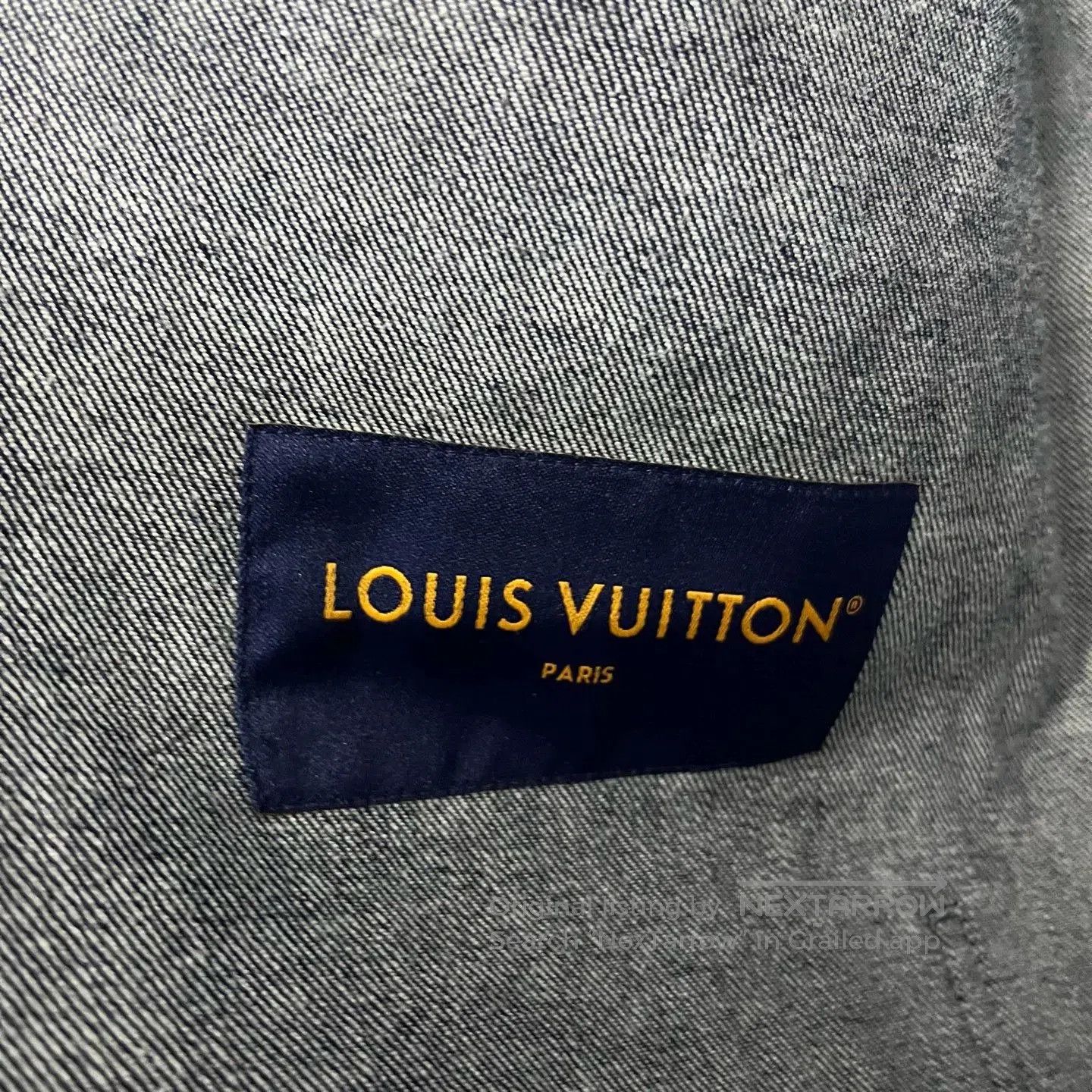 Louis Vuitton louis vuitton blue logo button-up jacket. Size US XXL / EU 58 / 5 - 4 Thumbnail