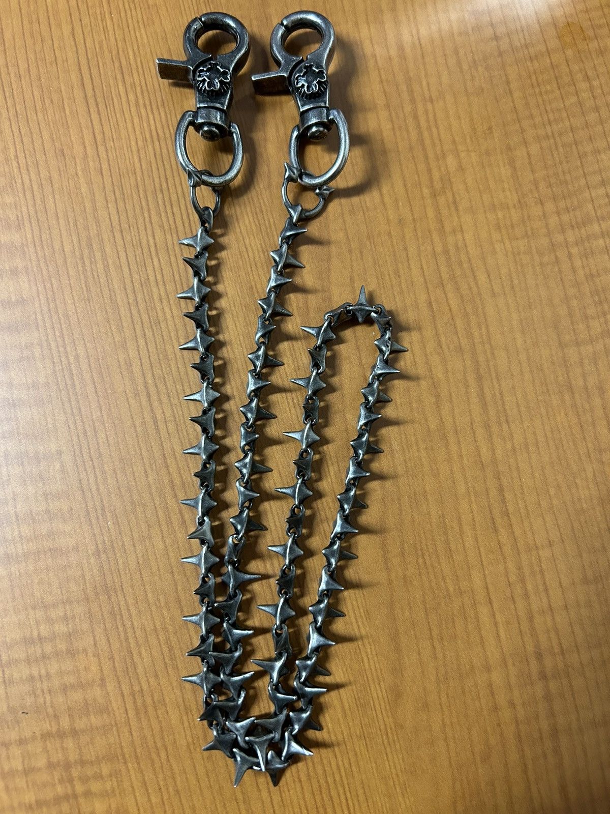 Jewelry × Vintage Project Comte Freeway Wallet Chain & Silver Cross ...