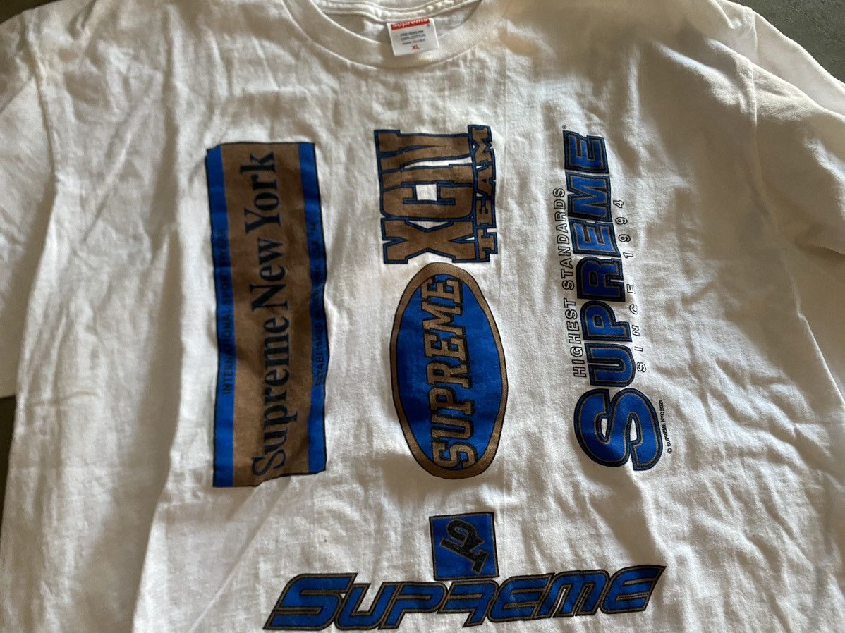 Supreme Supreme New York XCIV Tee Size US XL / EU 56 / 4 - 5 Thumbnail
