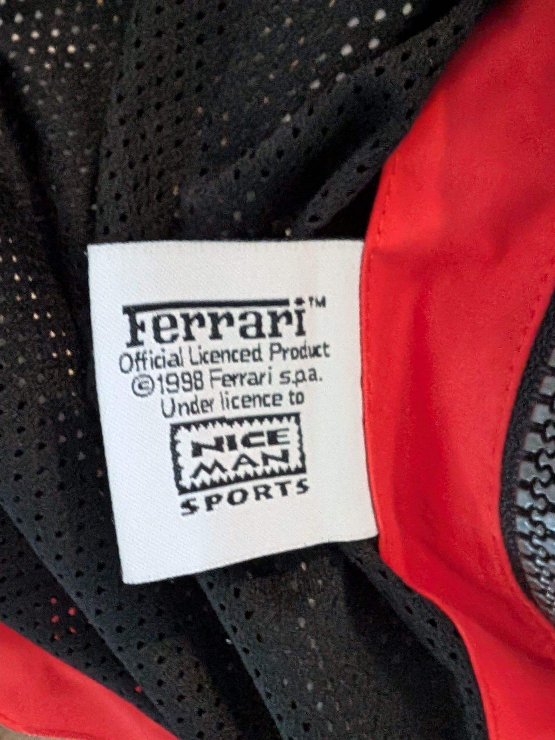 Ferrari Vintage 1998 Ferrari Red Half Zip Anorak Jacket Size XXL Size US XXL / EU 58 / 5 - 5 Thumbnail