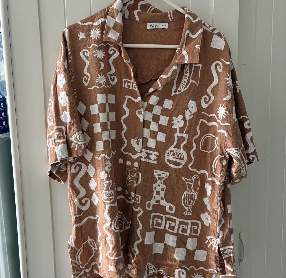 Other Brown Button Up Retro Tshirt Size US M / EU 48-50 / 2 - 1 Thumbnail