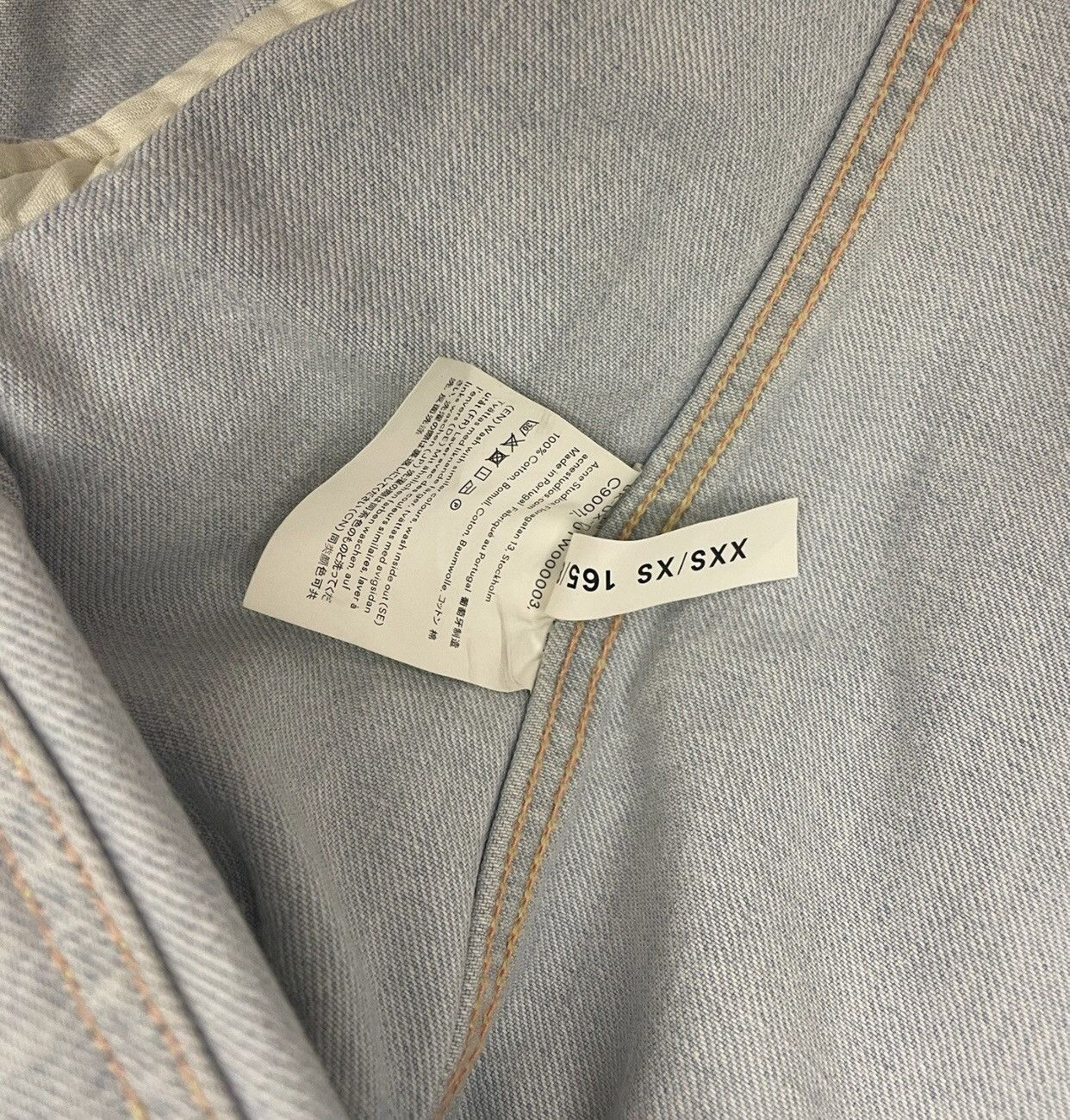 Acne Studios Acne studios Denim jacket 2412-Nextarrow Size US XXS / EU 40 - 3 Thumbnail