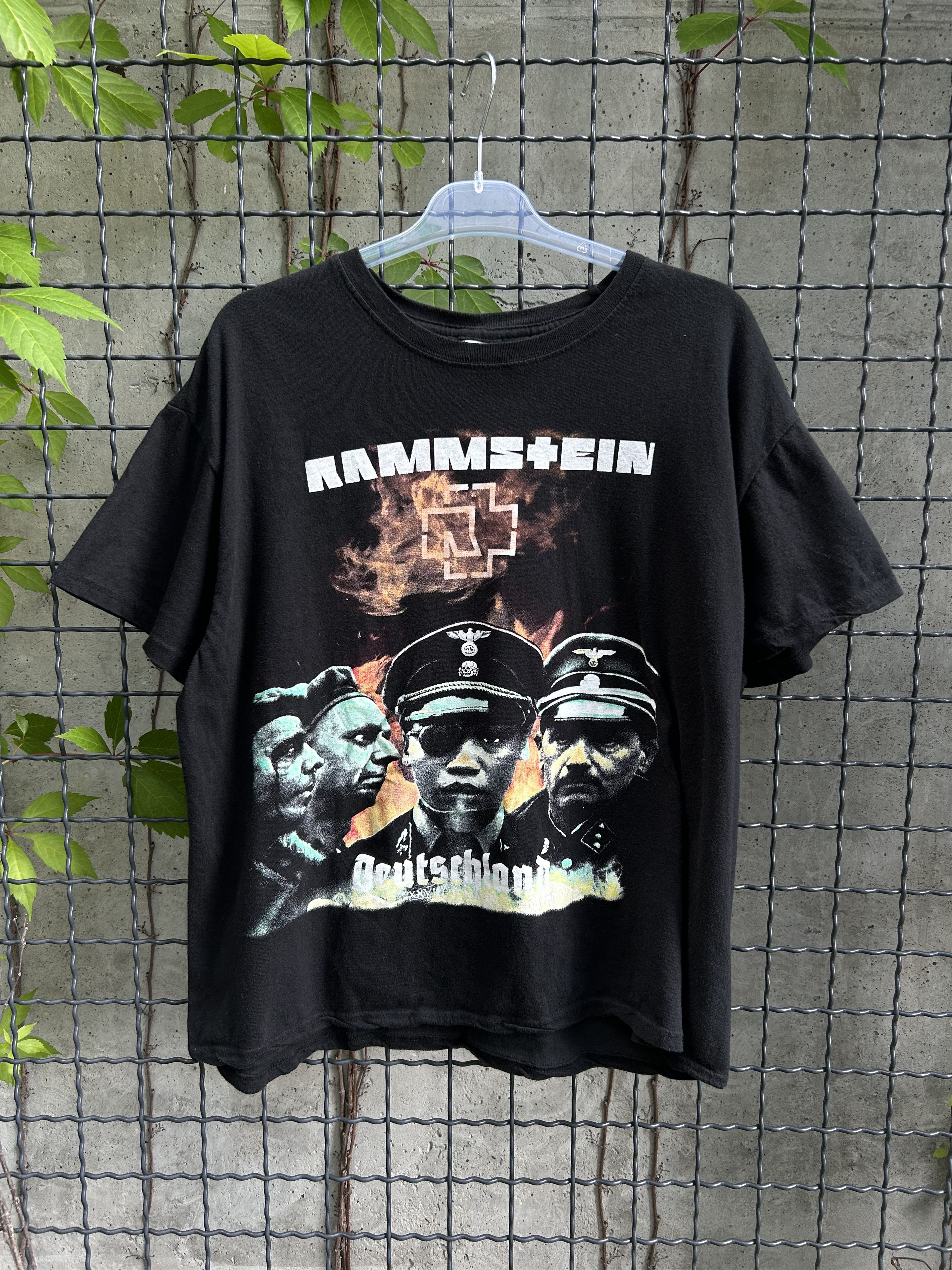 Band Tees × Vintage Vintage 2000s Rammstein Deutschland Rock Band T-shirt Size US L / EU 52-54 / 3 - 1 Thumbnail