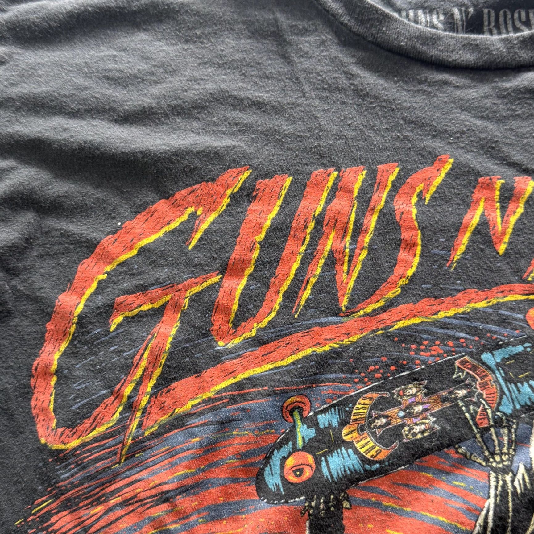 Paradise Guns N' Roses Shirt Mens XL Black Paradise City Graphic Tee Rock Band Skate Size US XL / EU 56 / 4 - 5 Thumbnail