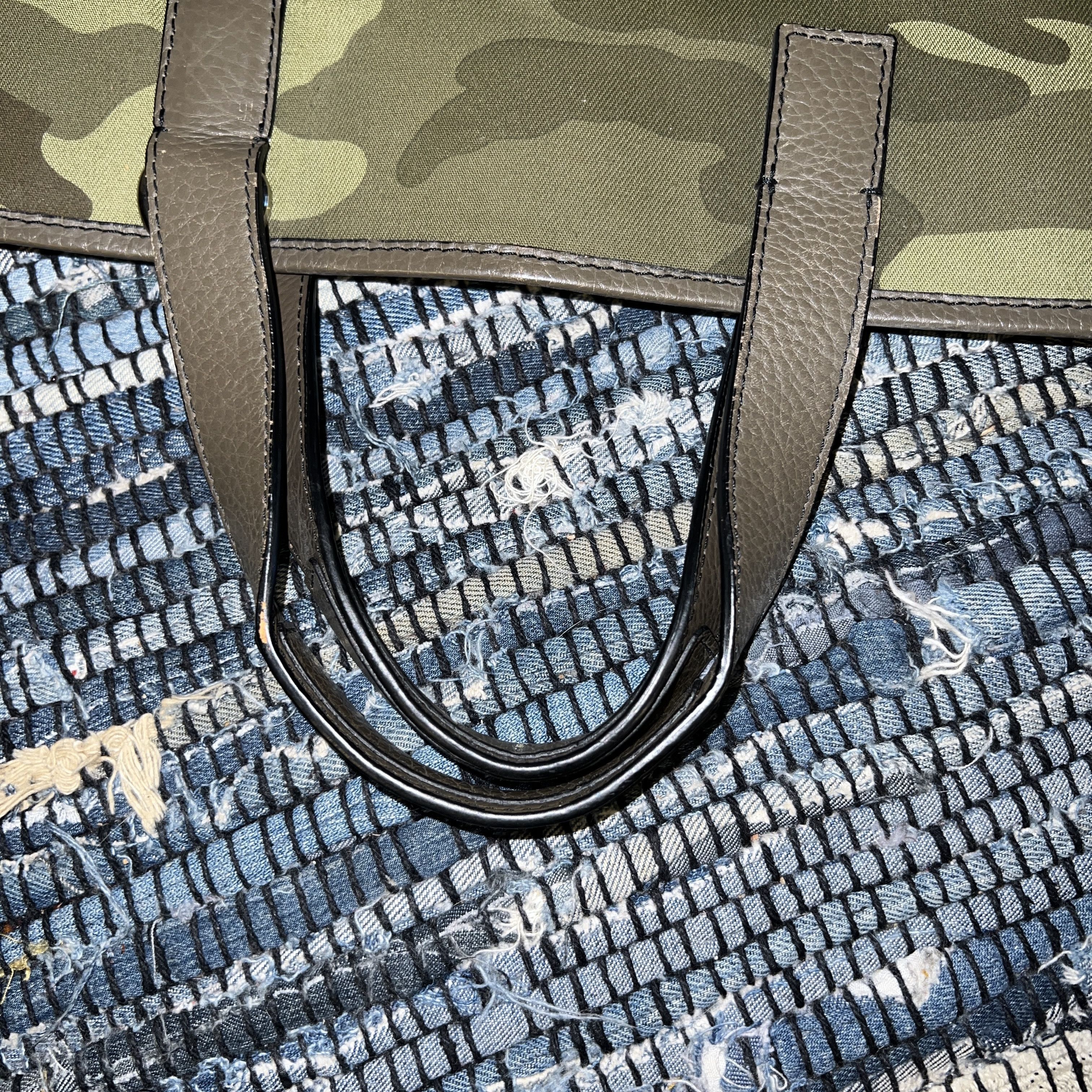 Other CONTAINER CAMOUFLAGE TWILL BRIEFCASE WITH LEATHER TRIM Size ONE SIZE - 9 Thumbnail