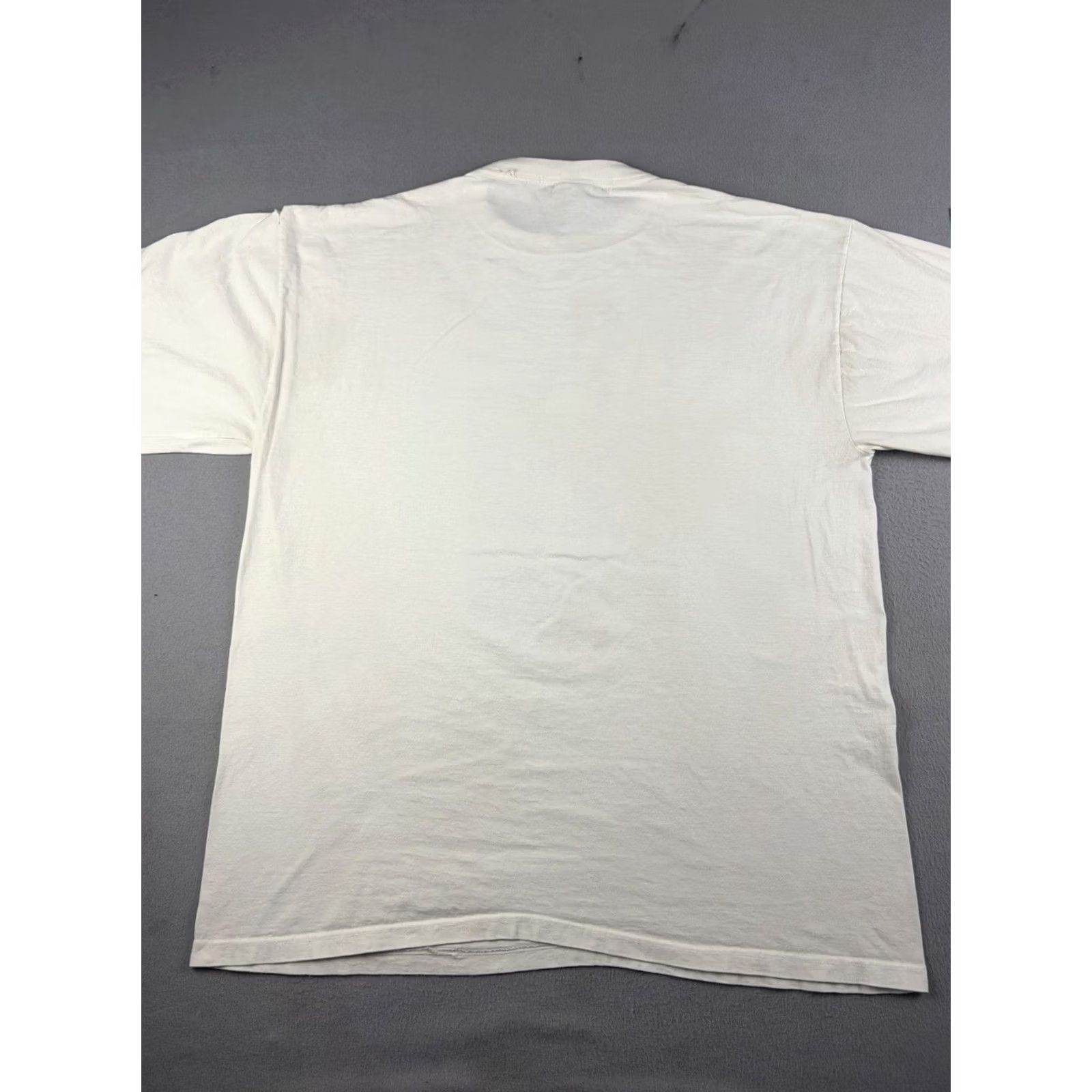 Vintage VINTAGE Cat In The Hat Shirt Unbranded 2XL White Short Sleeve Graphic Print Crew Neck Men 90s Size US XXL / EU 58 / 5 - 6 Thumbnail