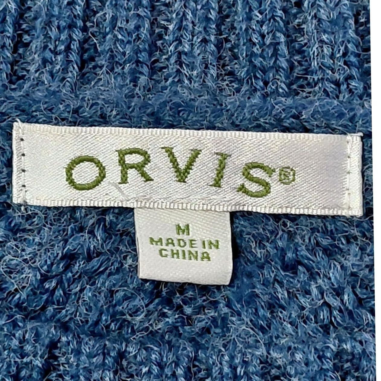 Orvis Orvis Wool Blend Sweater Blue Solid Knit Women Size M Kev Size M / US 6-8 / IT 42-44 - 3 Thumbnail