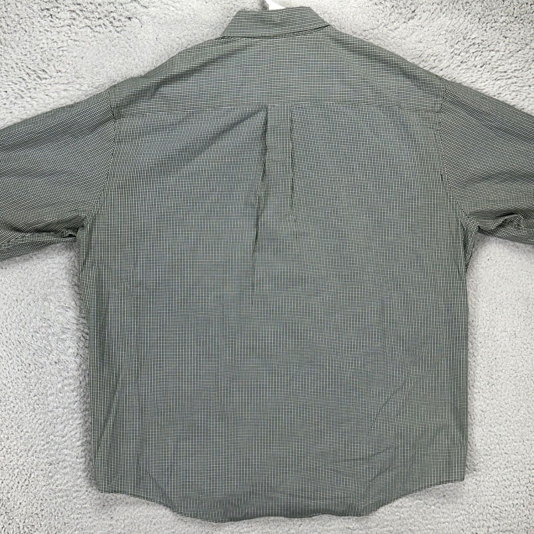 Jos. A. Bank Jos. A. Bank Mens Button Down Shirt XL Green Plaid Long Sleeve Pocket Casual Size US XL / EU 56 / 4 - 3 Thumbnail