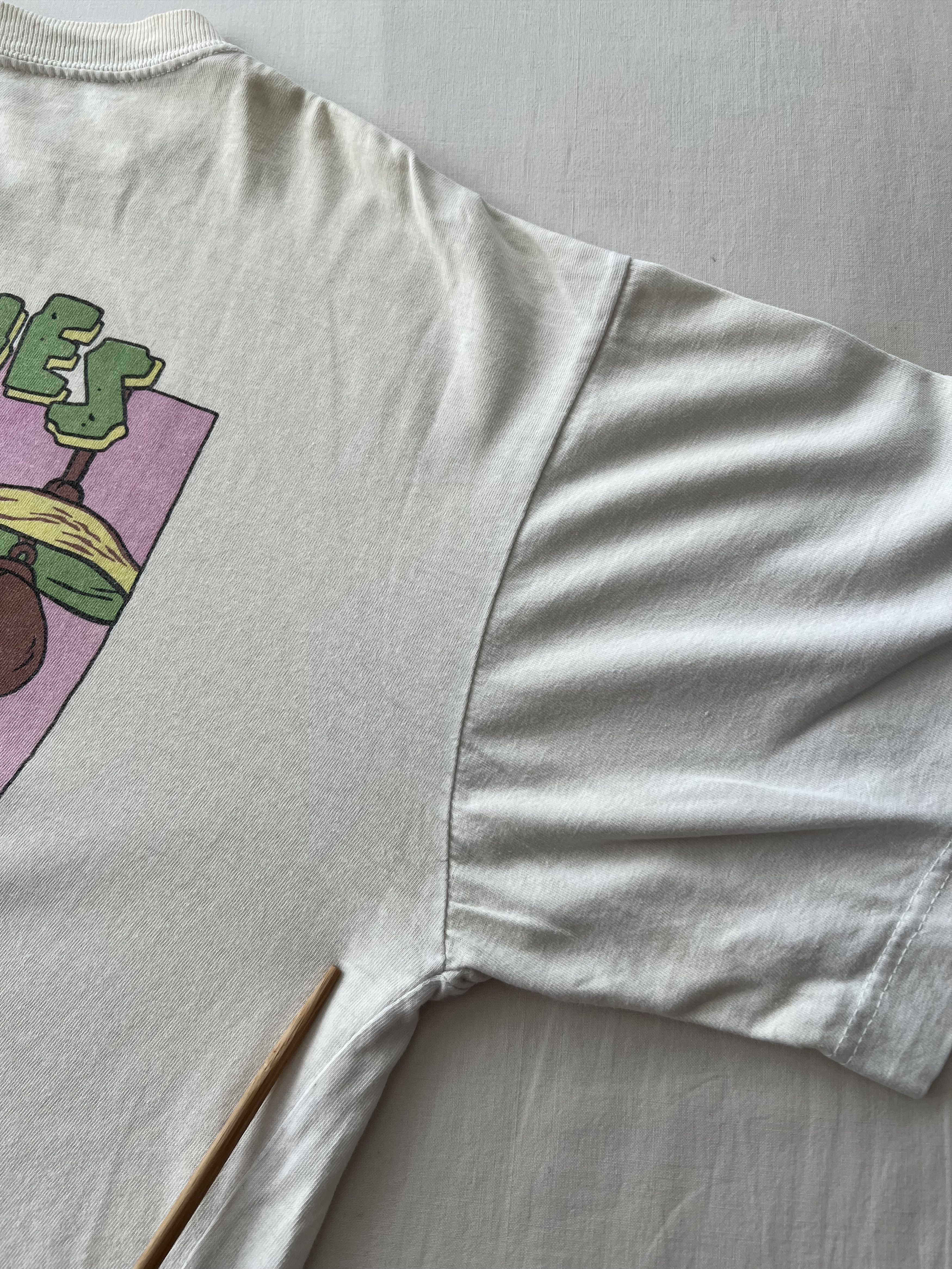 Cartoon Network Vintage 90s The Flintstones Cartoon Humor Funny White Tshirt Size US XL / EU 56 / 4 - 17 Thumbnail
