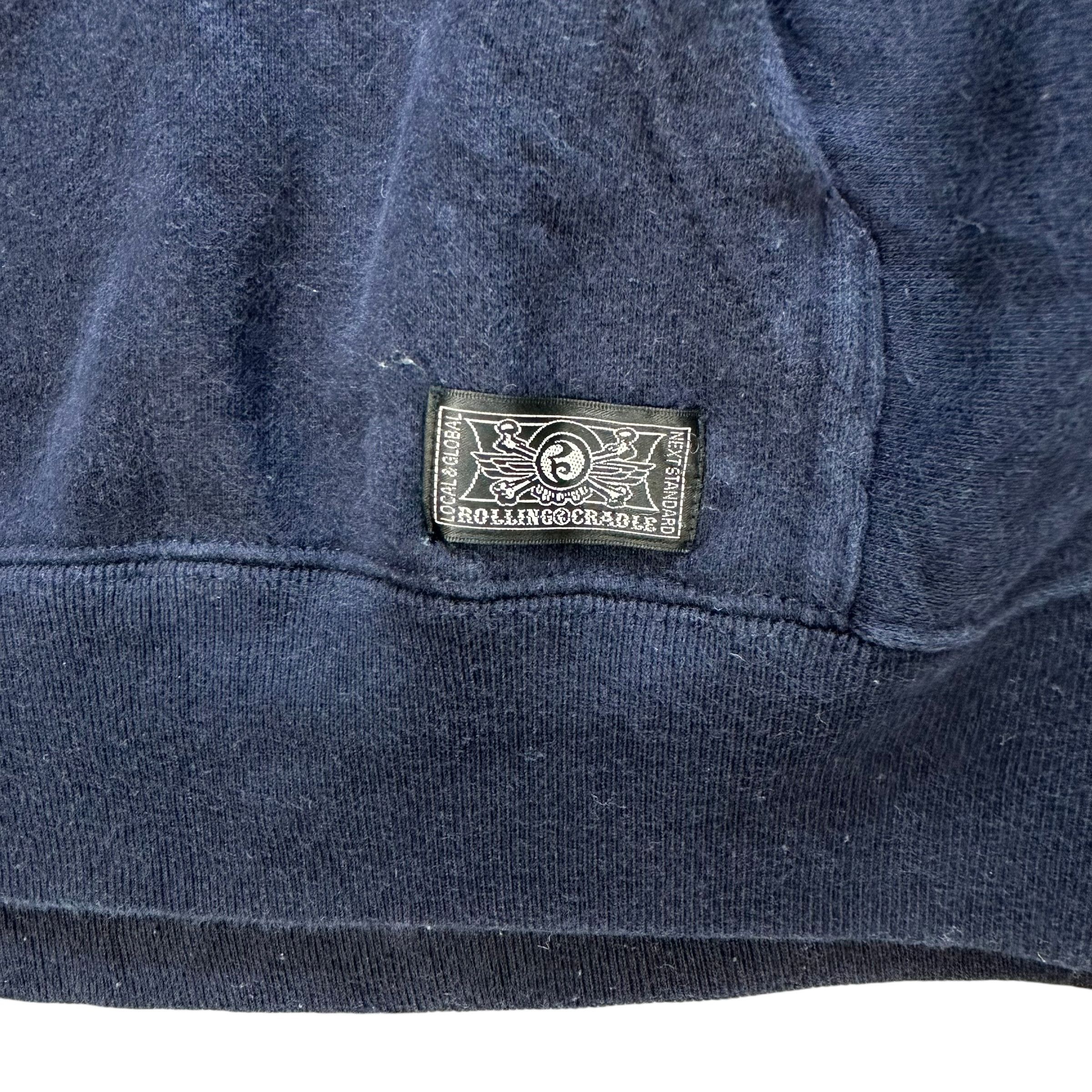 Japanese Brand ROLLING & CRADLE OVERARMTHROW Pullover Hoodies #A5-0127 Size US S / EU 44-46 / 1 - 6 Thumbnail