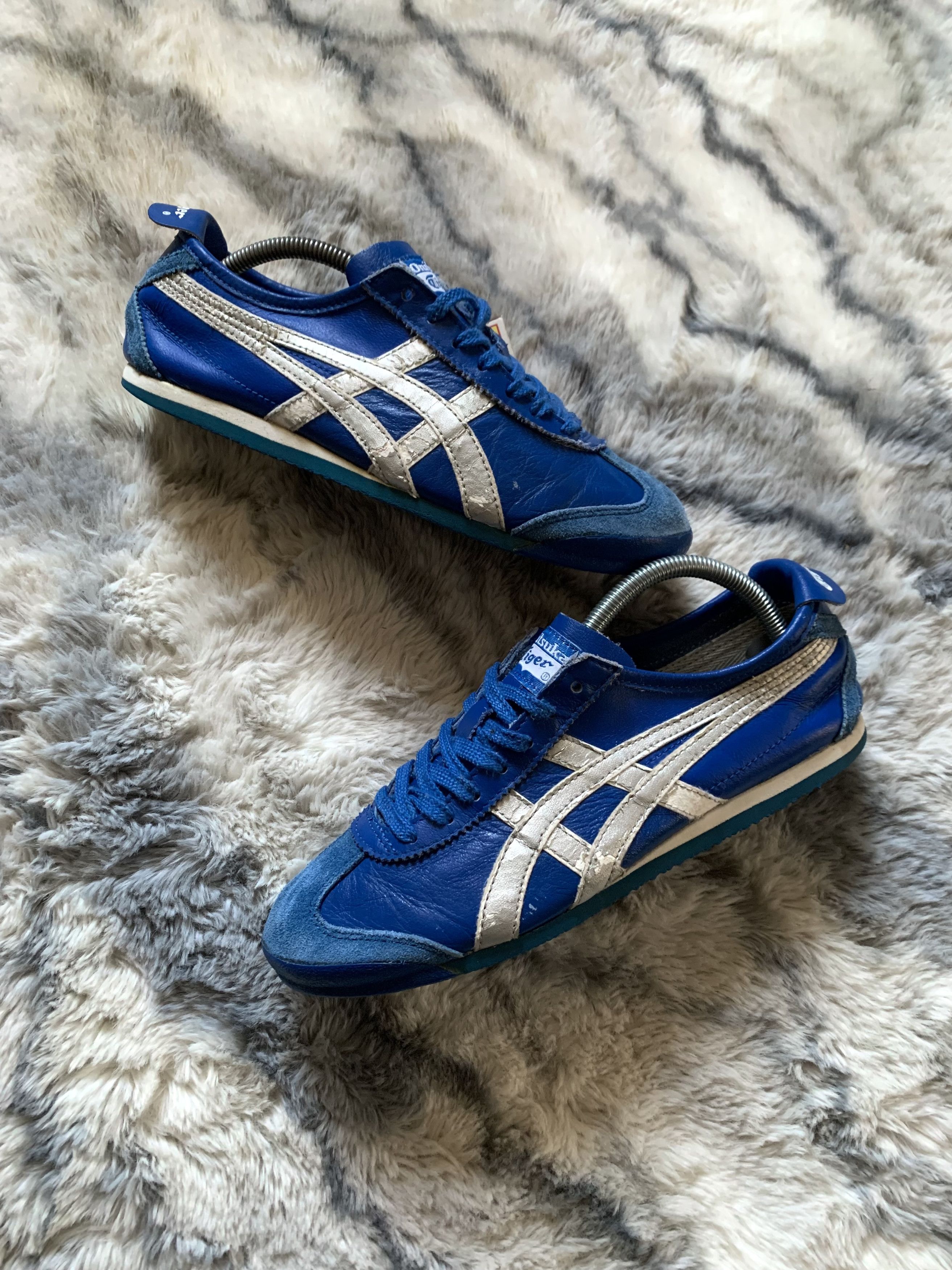 Vintage Asics Onitsuka Tiger Mexico 66 Kill Bill Blue Footwear