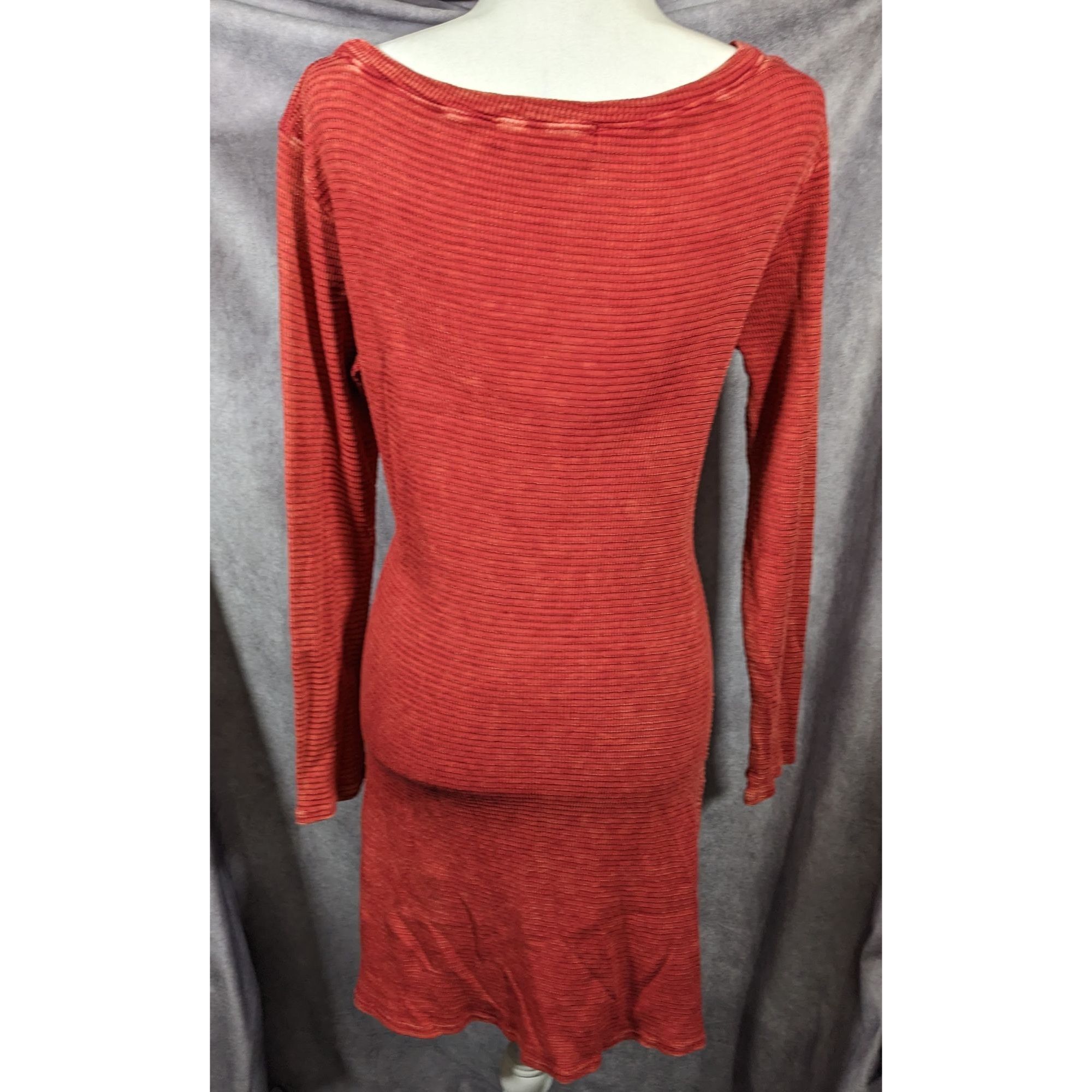 ABLE Able Bohemian Textured Knit Thermal Dress With Embroidered F Size L / US 10 / IT 46 - 6 Thumbnail