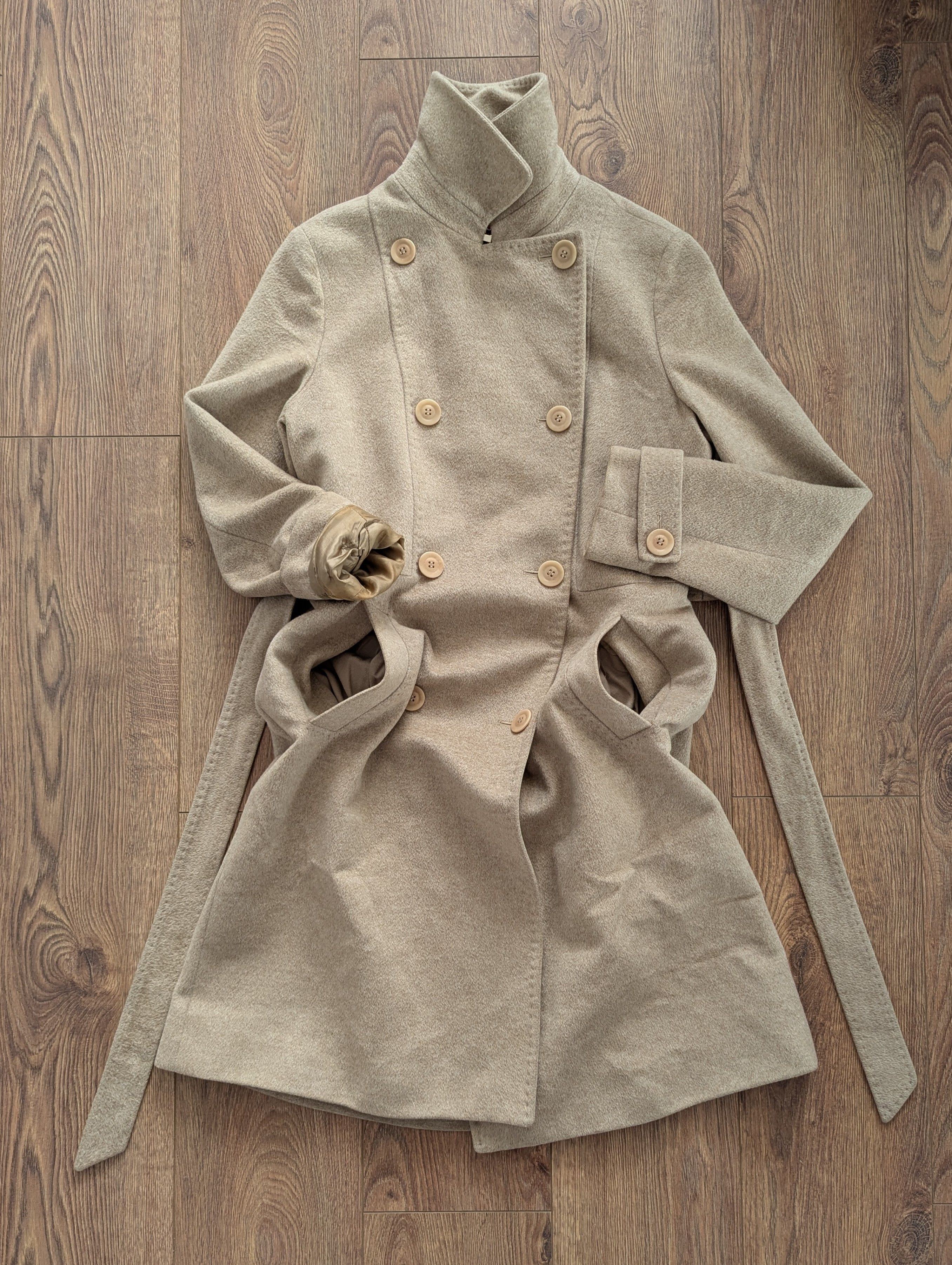 Max Mara MAX MARA Studio Double-Breasted Wool Coat MadeInItaly Luxury Size M / US 6-8 / IT 42-44 - 9 Thumbnail