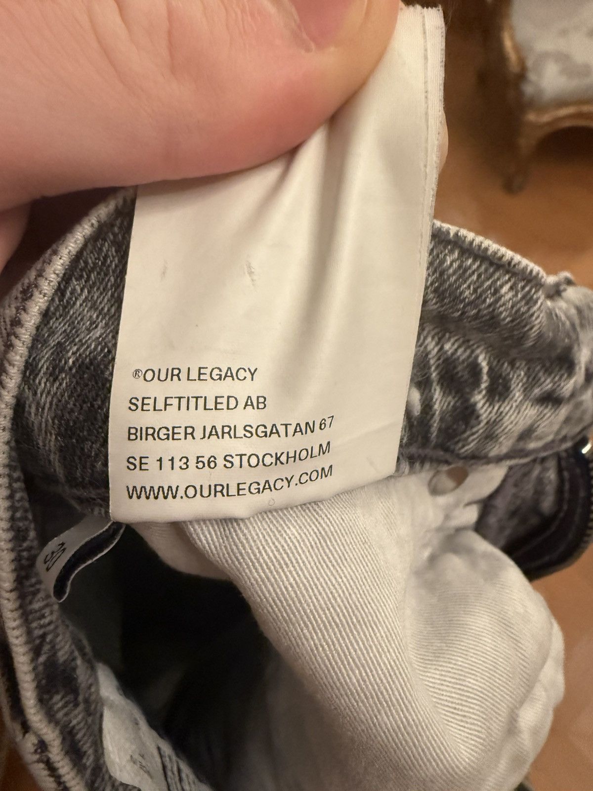 Our Legacy Third Cut Jean Grey Size US 30 / EU 46 - 7 Thumbnail